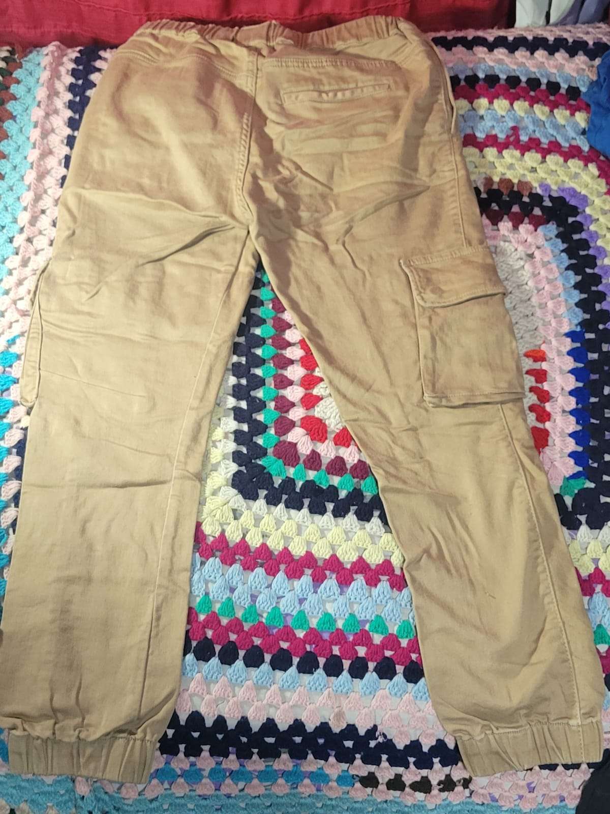 Pantalón cargo beige hombre - miniatura 2