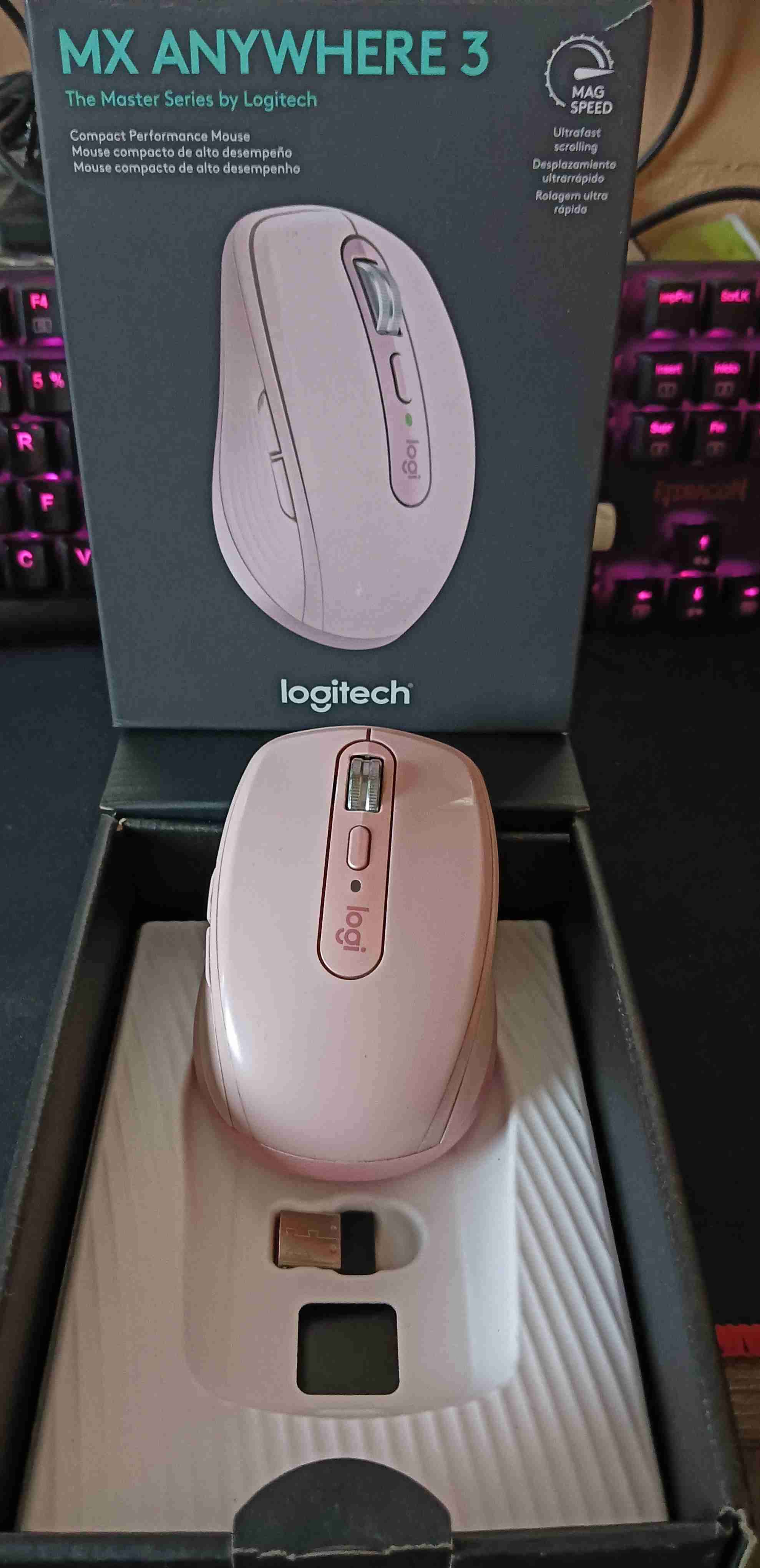 Mouse Logitech MX Anywhere 3 rosa - miniatura 1