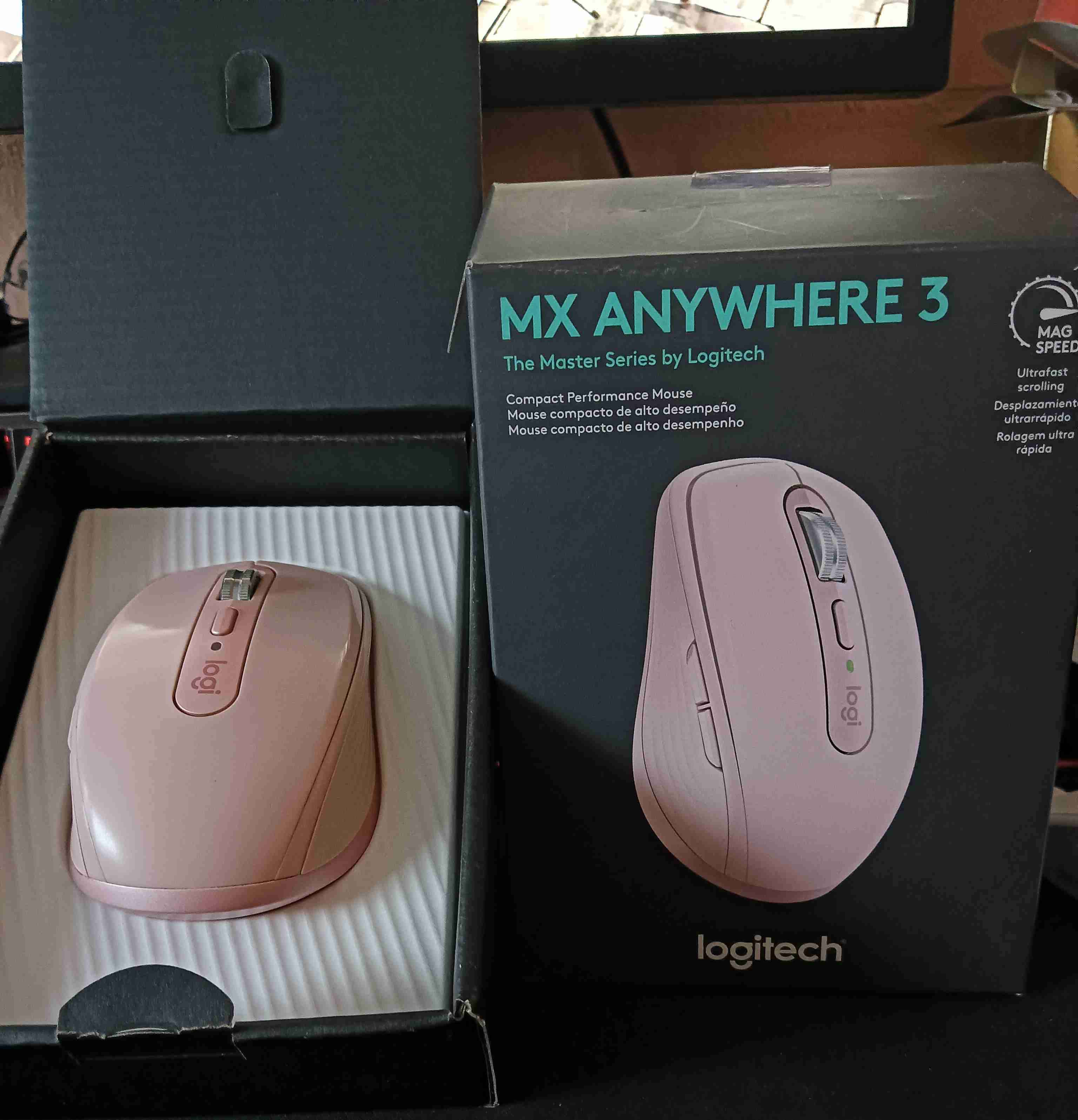 Mouse Logitech MX Anywhere 3 rosa - miniatura 3