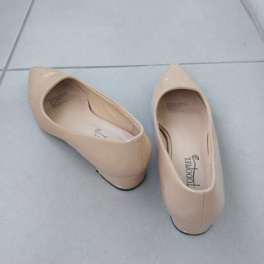 Zapatos nude de charol - Todo Piel - miniatura 1