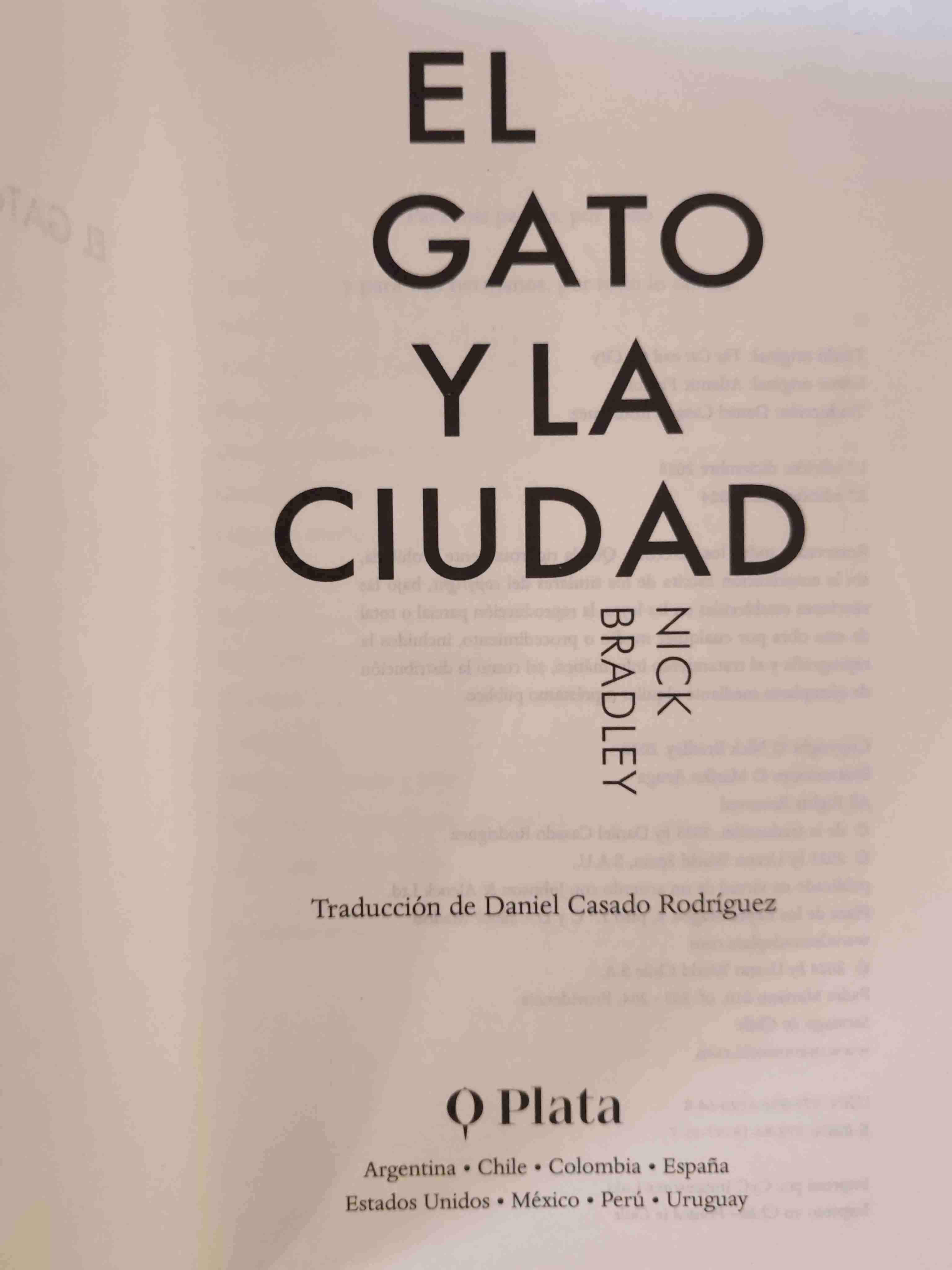 Libro 'El gato y la ciudad' - miniatura 3