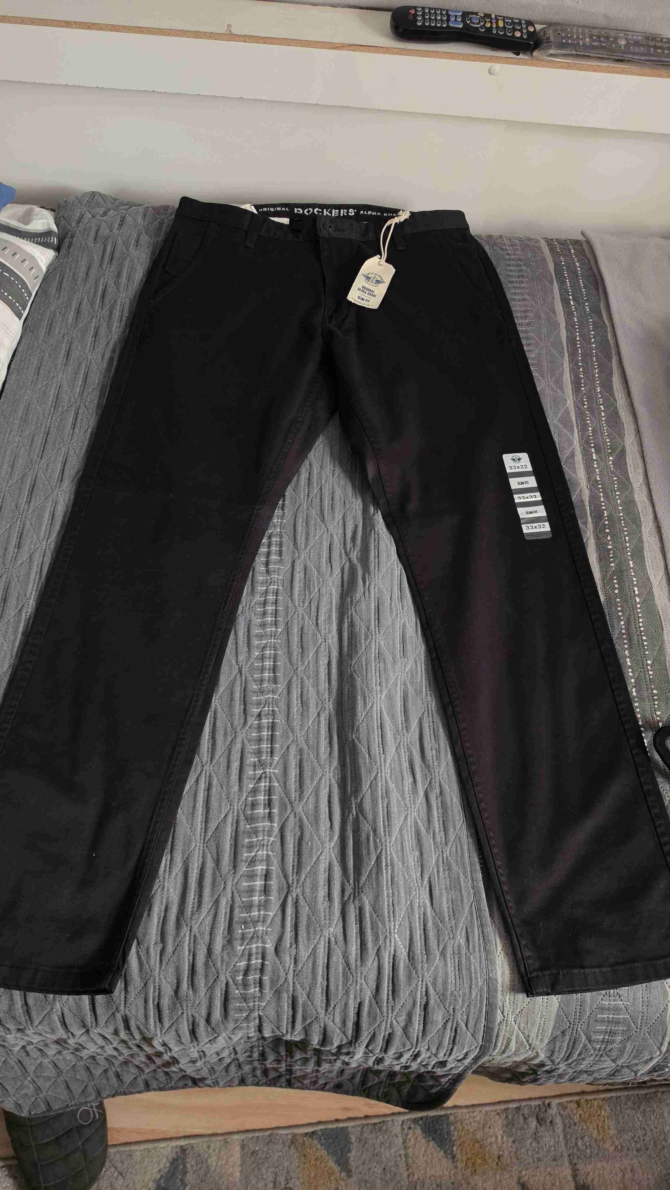 Pantalones Dockers Alpha Khaki negros - miniatura 3