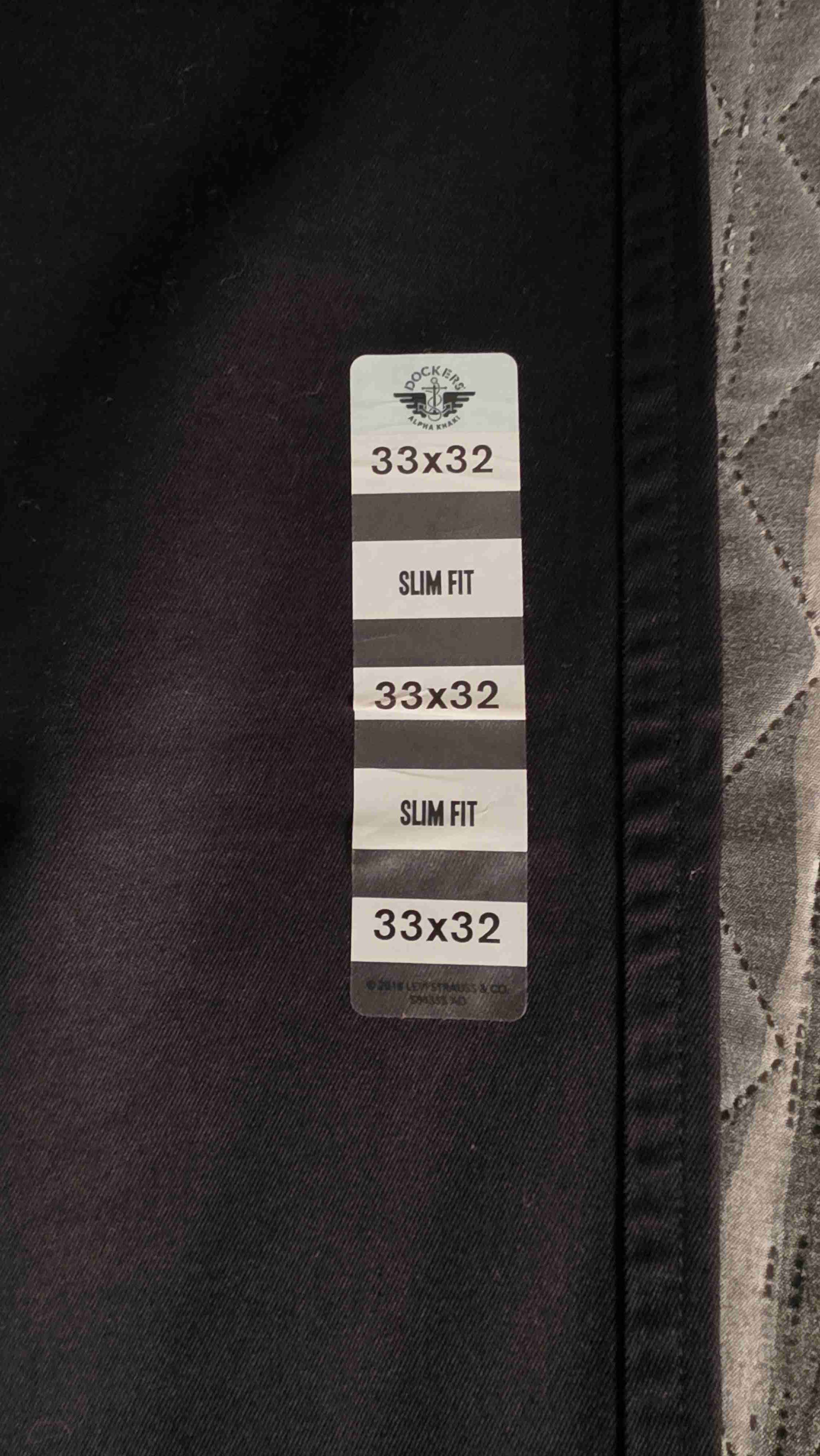 Pantalones Dockers Alpha Khaki negros - miniatura 4