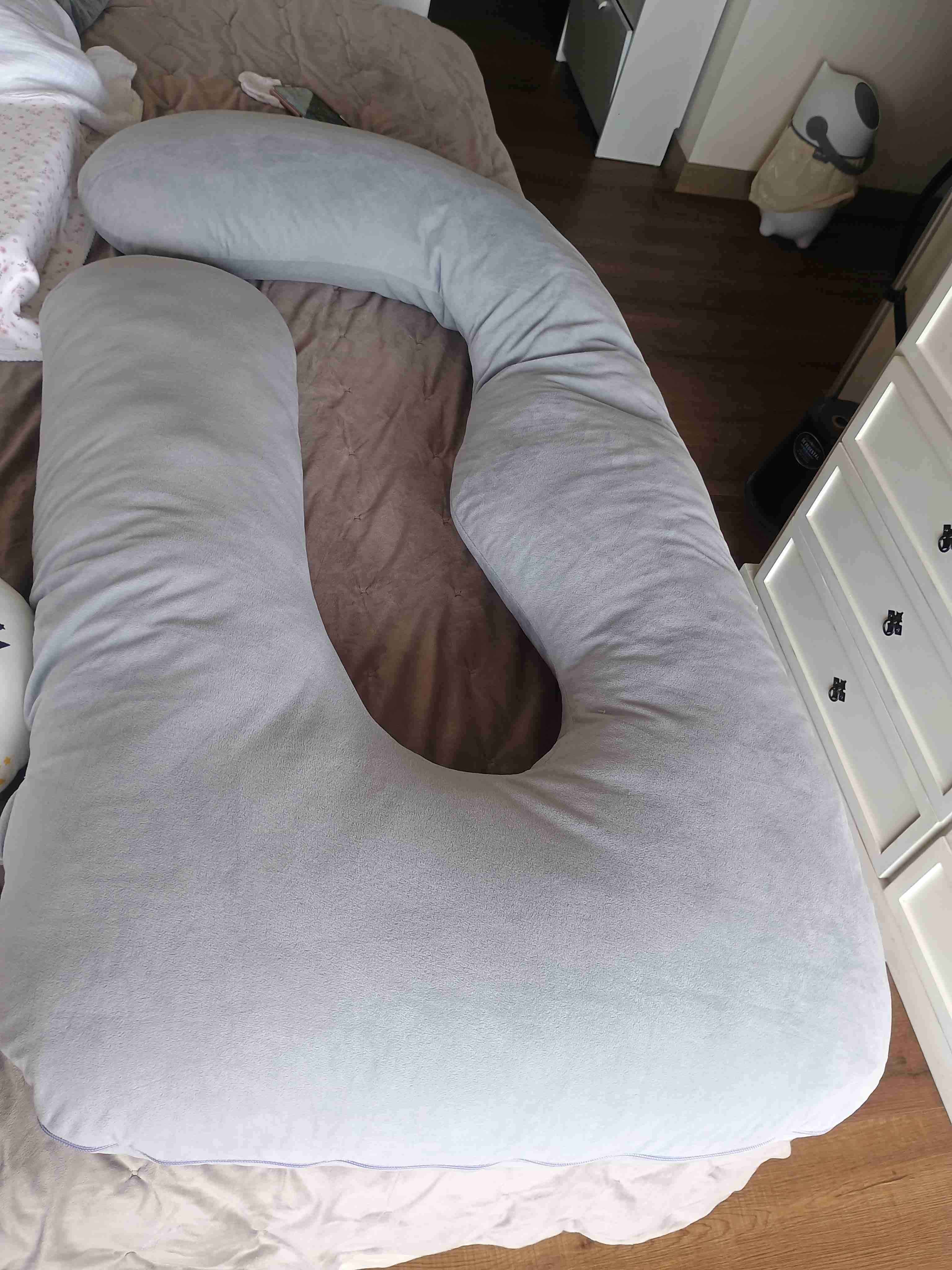 Almohada U para embarazo de marca Moncozy