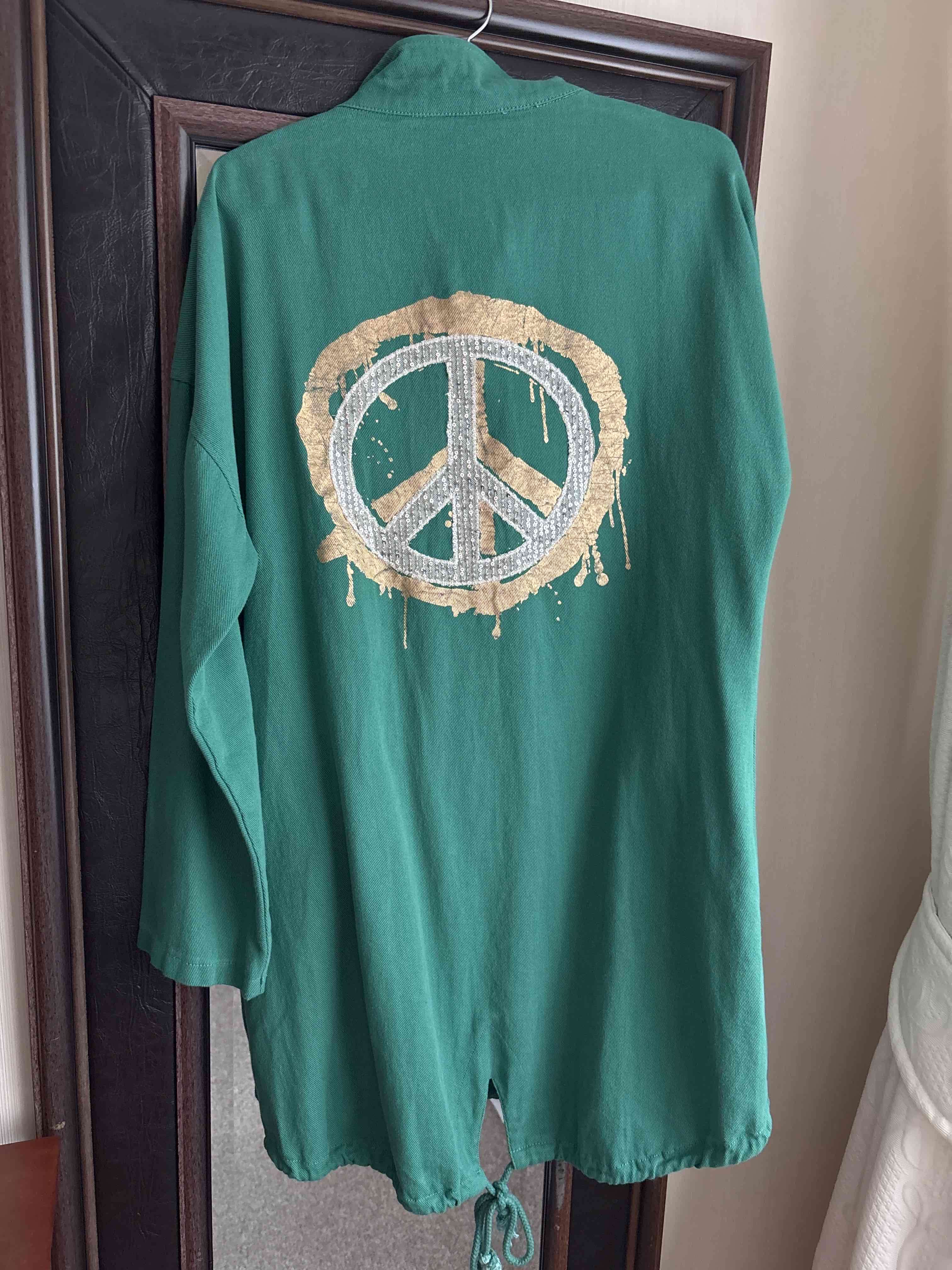 Chaqueta verde casual - miniatura 2