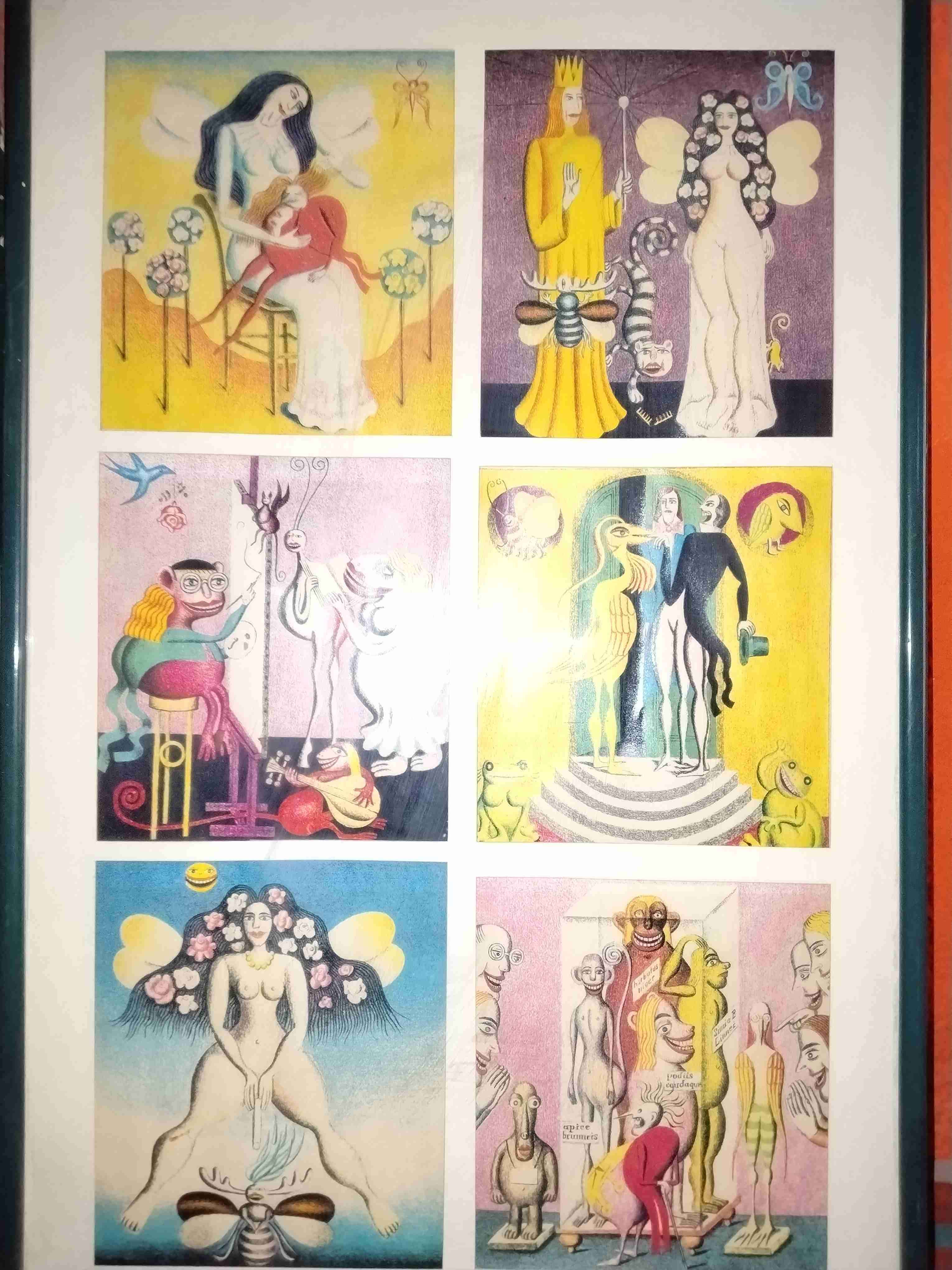 Cuadro con arte surrealista colorido - miniatura 1