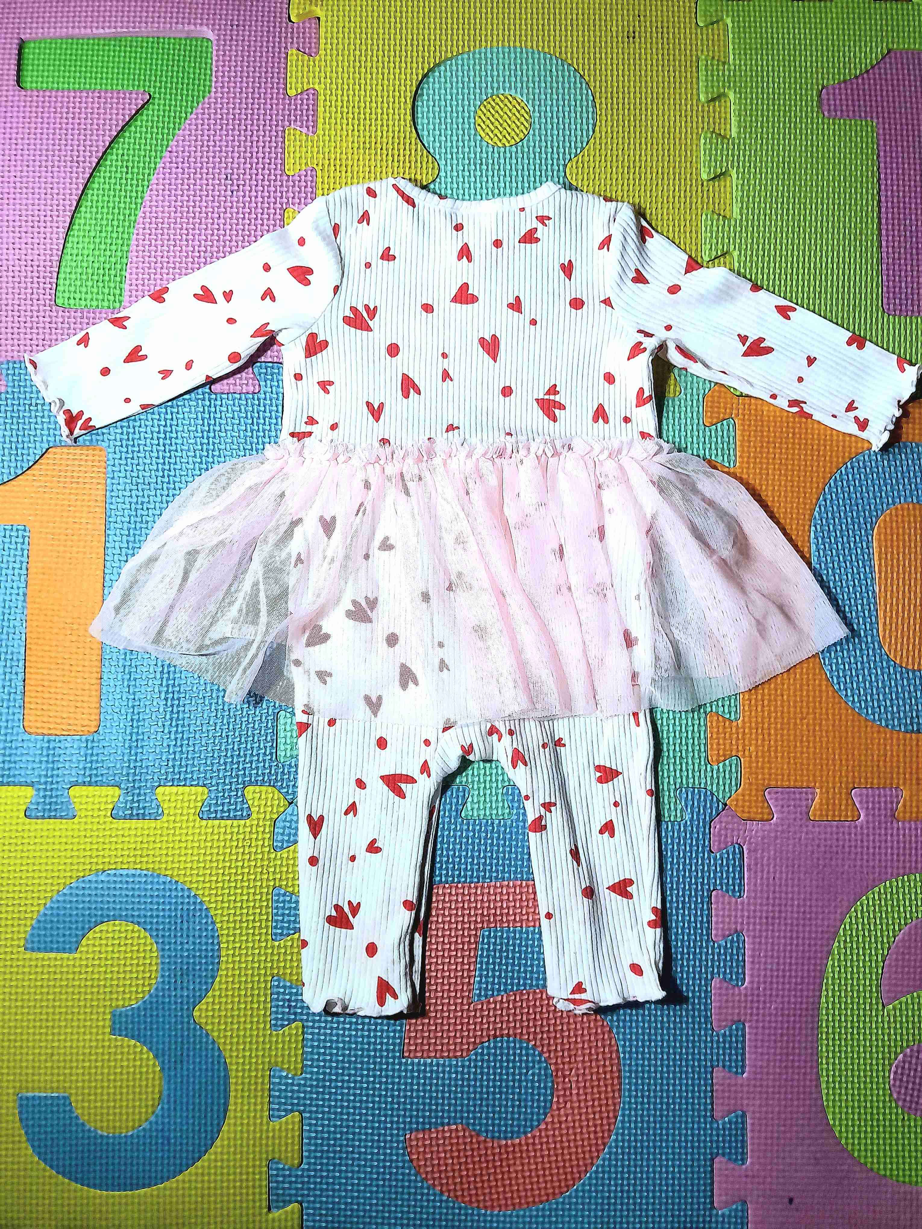 Conjunto enterito bebé con tutú - miniatura 2