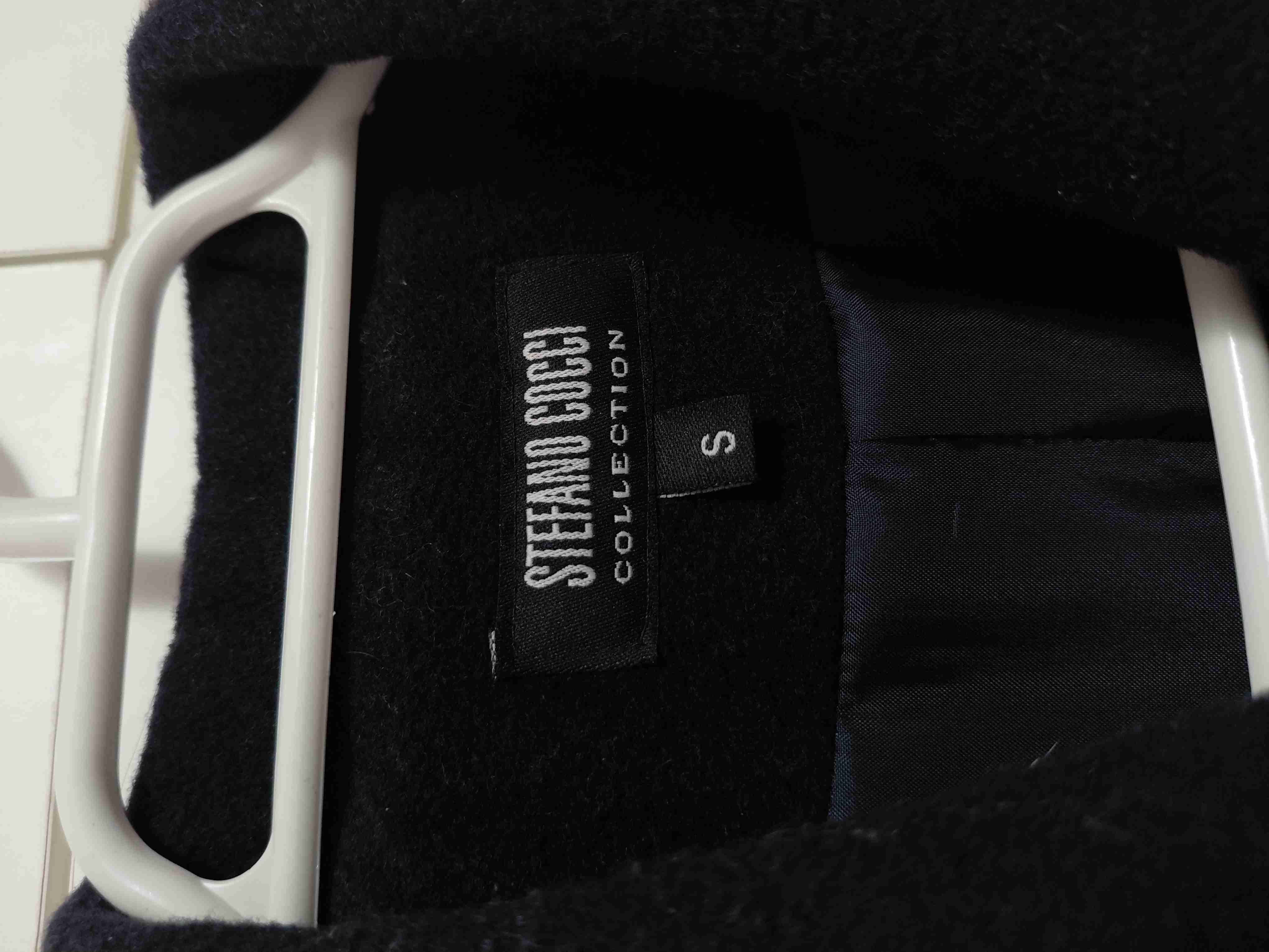 Elegante Abrigo Azul Oscuro Steffano Cocci Collect - miniatura 2