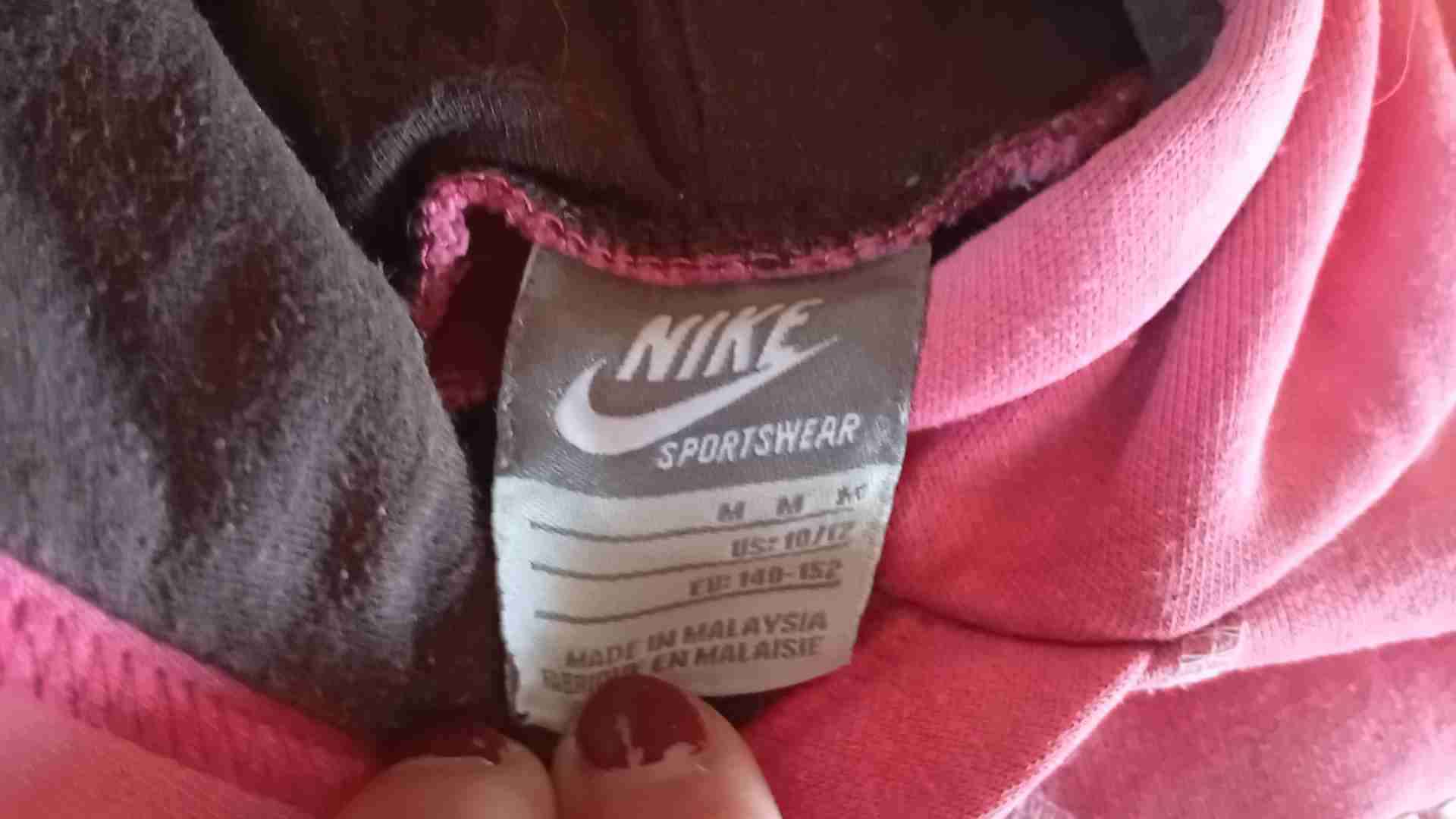 Polerón rosado con capucha Nike - miniatura 3