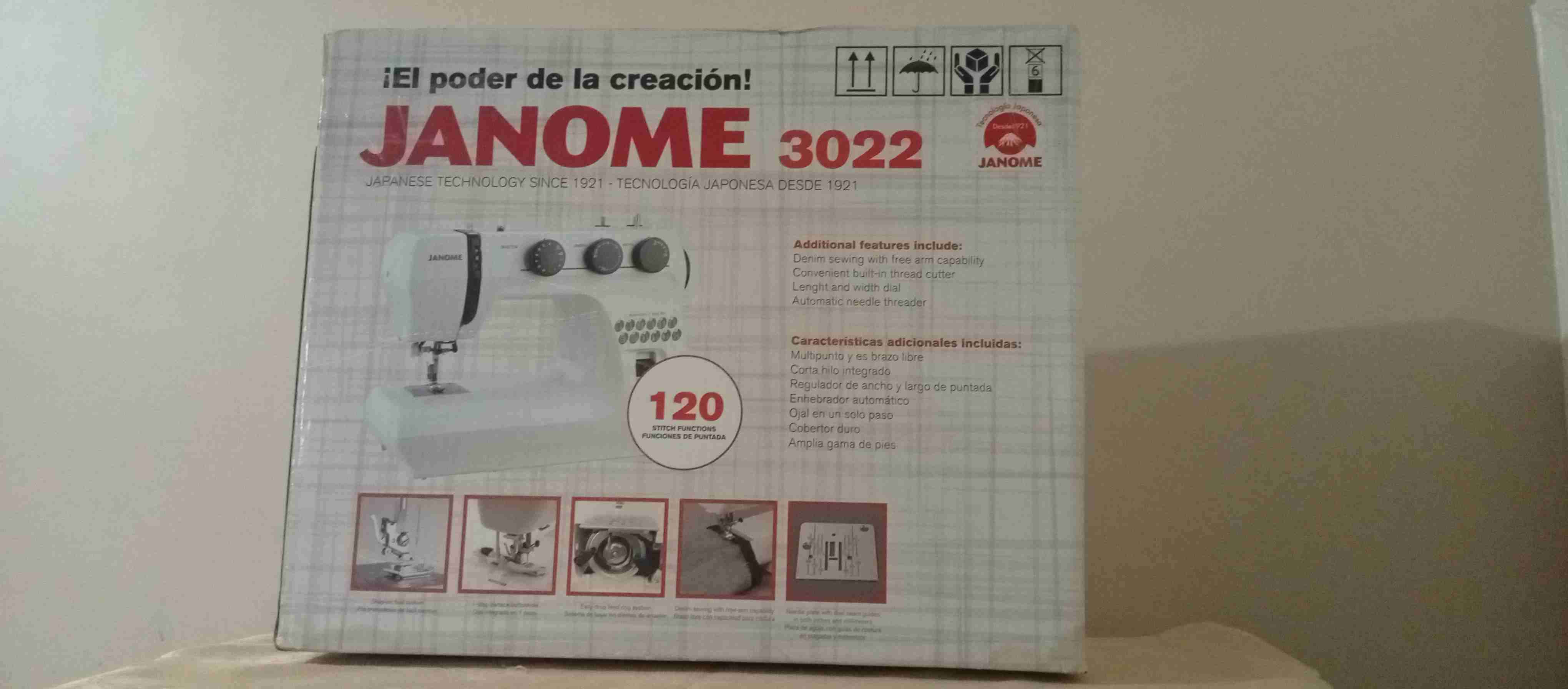 Máquina de coser Janome 3022 - miniatura 1