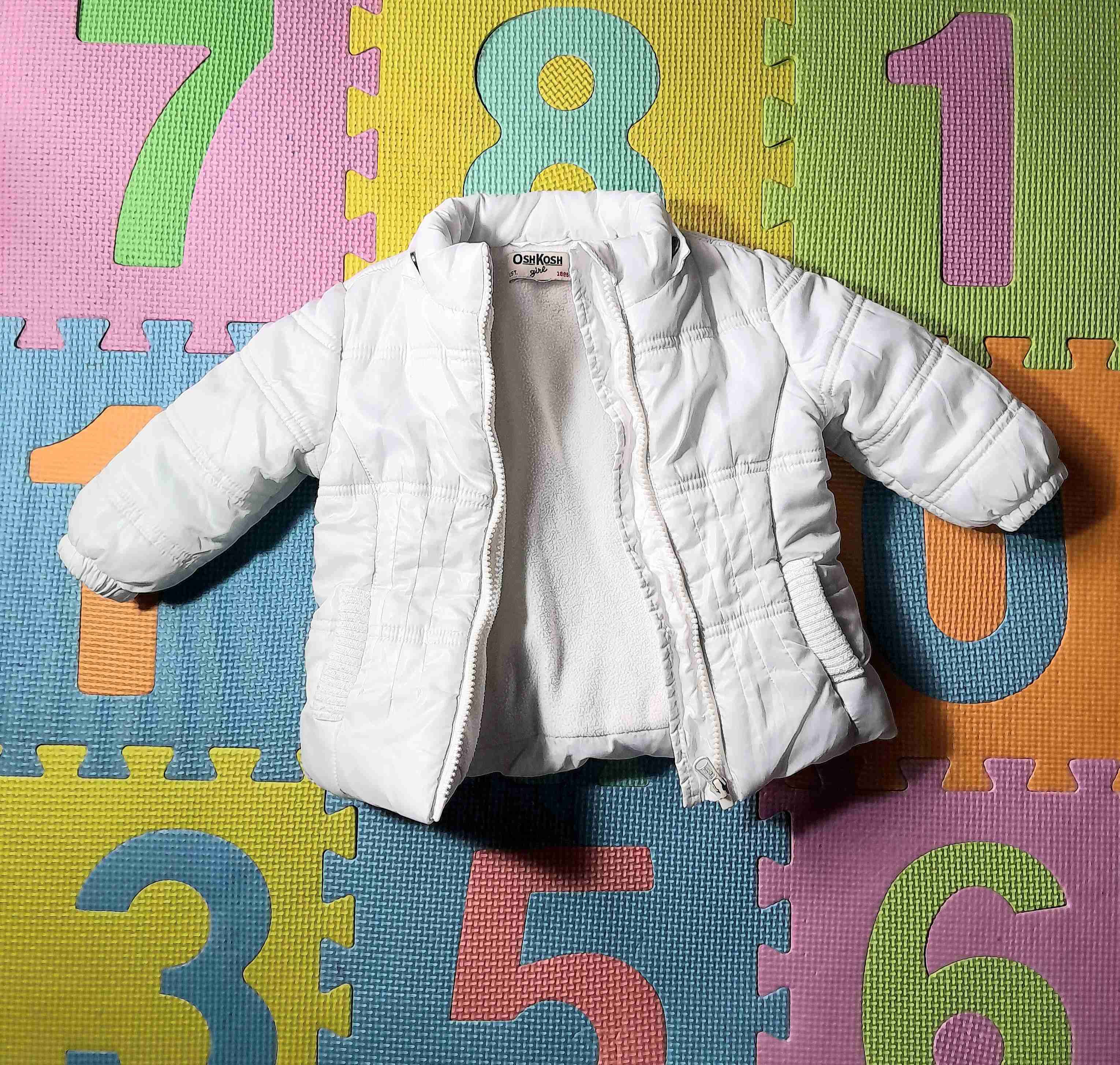 Chaqueta blanca para bebé - miniatura 2