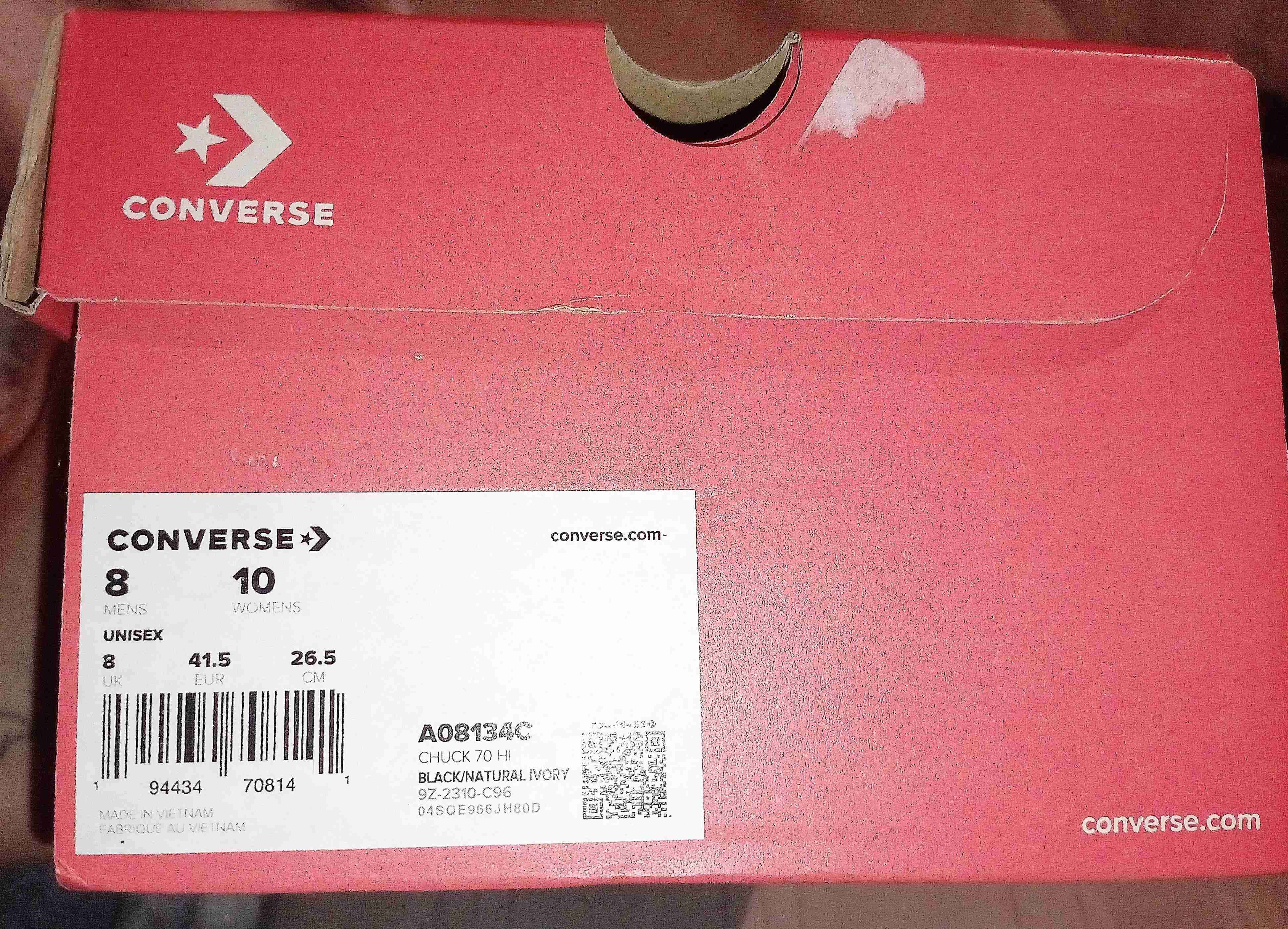 Zapatillas Converse Chuck 70 negras - miniatura 4