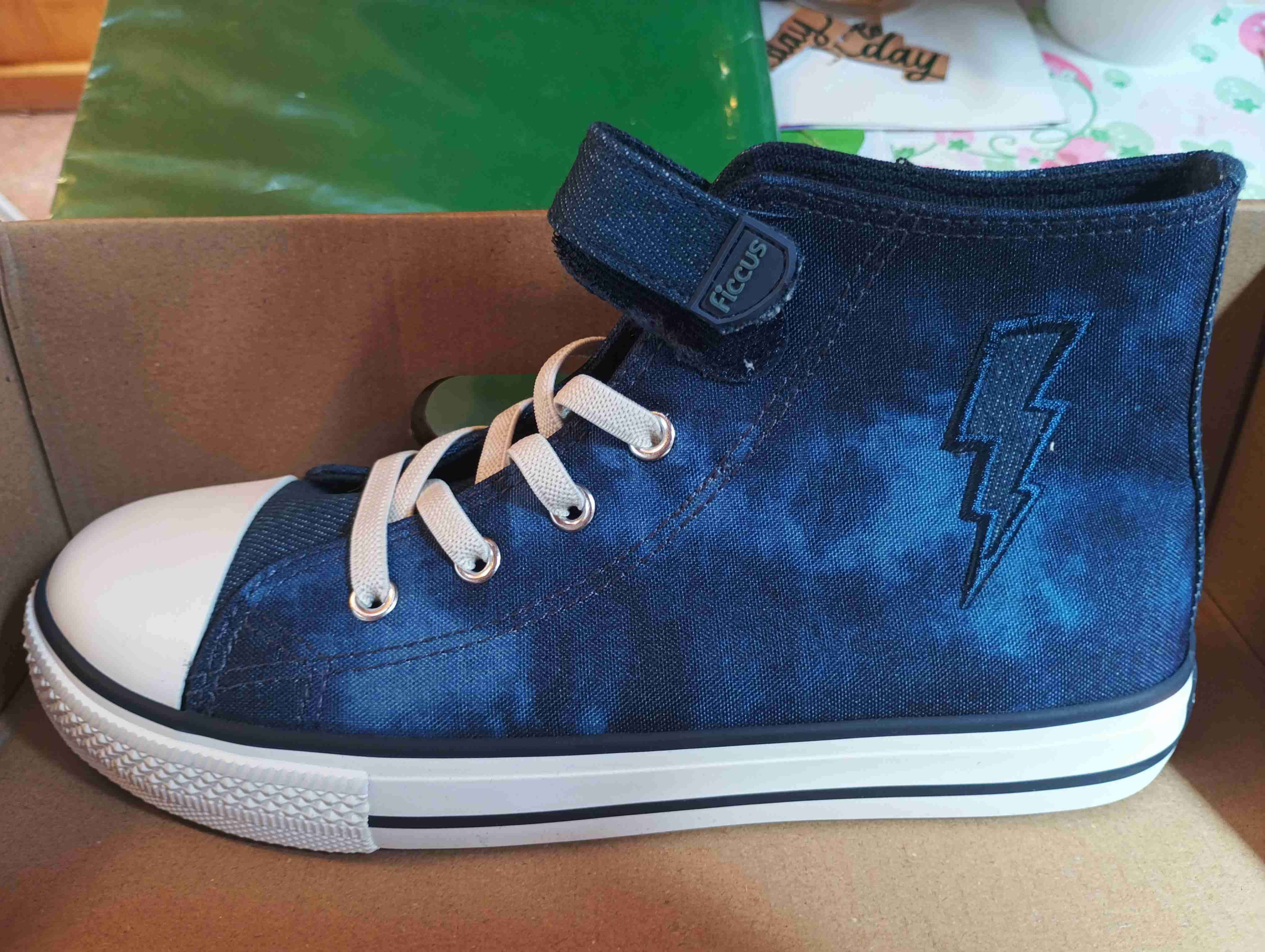 Zapatillas azules estilo casual - miniatura 3