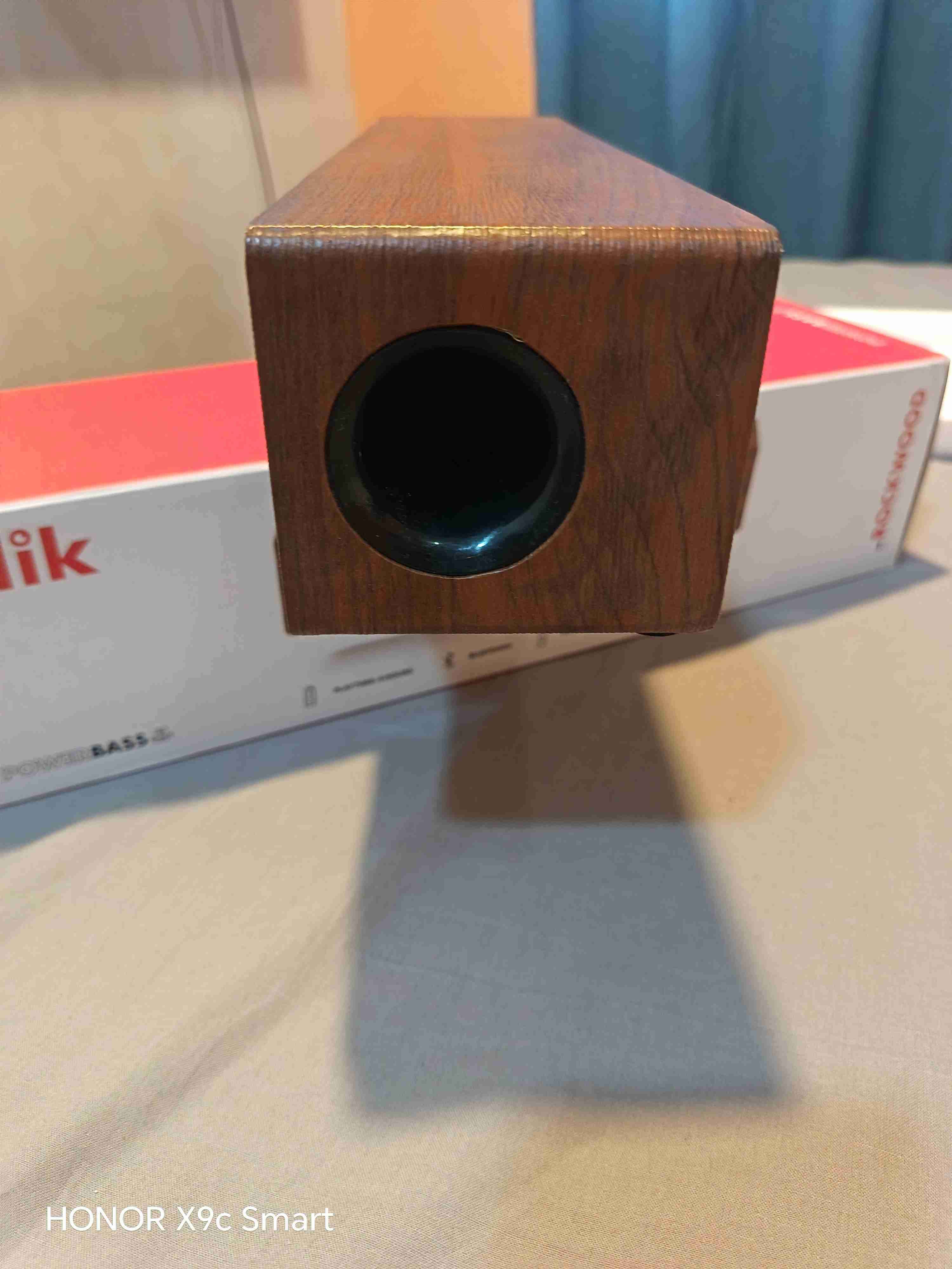 Parlante Bluetooth madera - miniatura 4