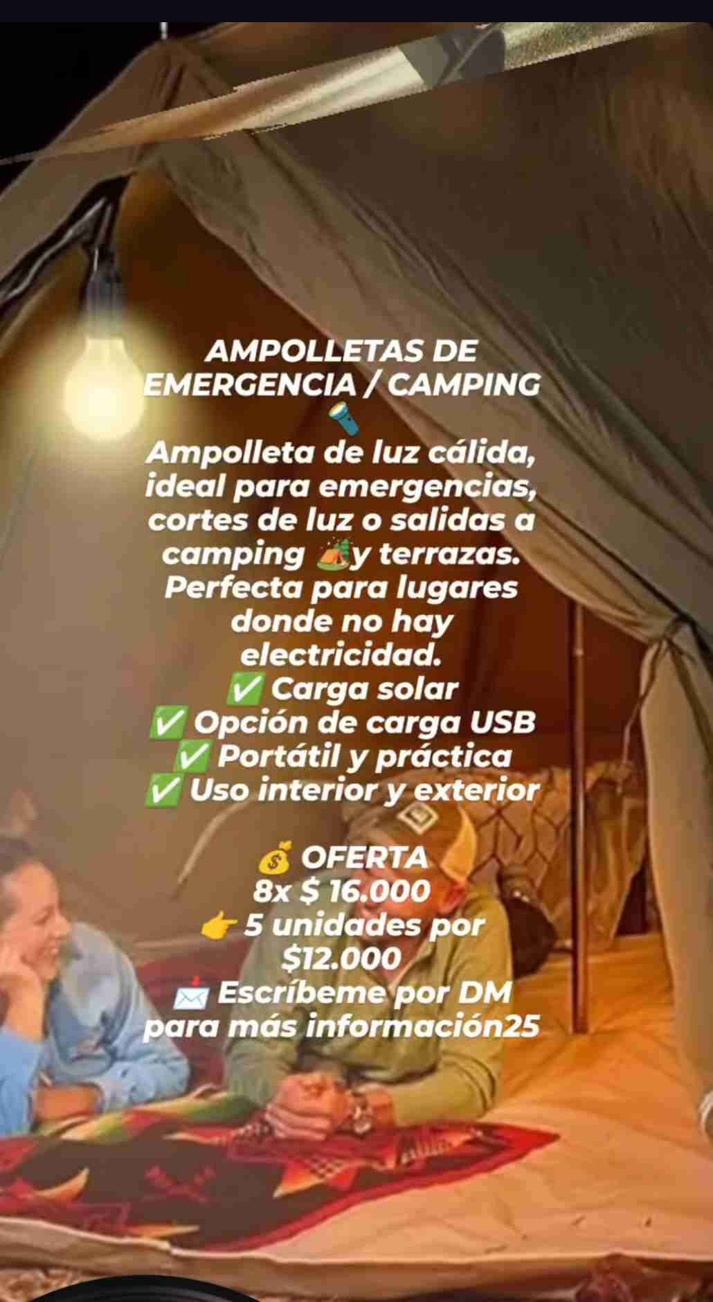 Lámpara LED para camping - miniatura 2