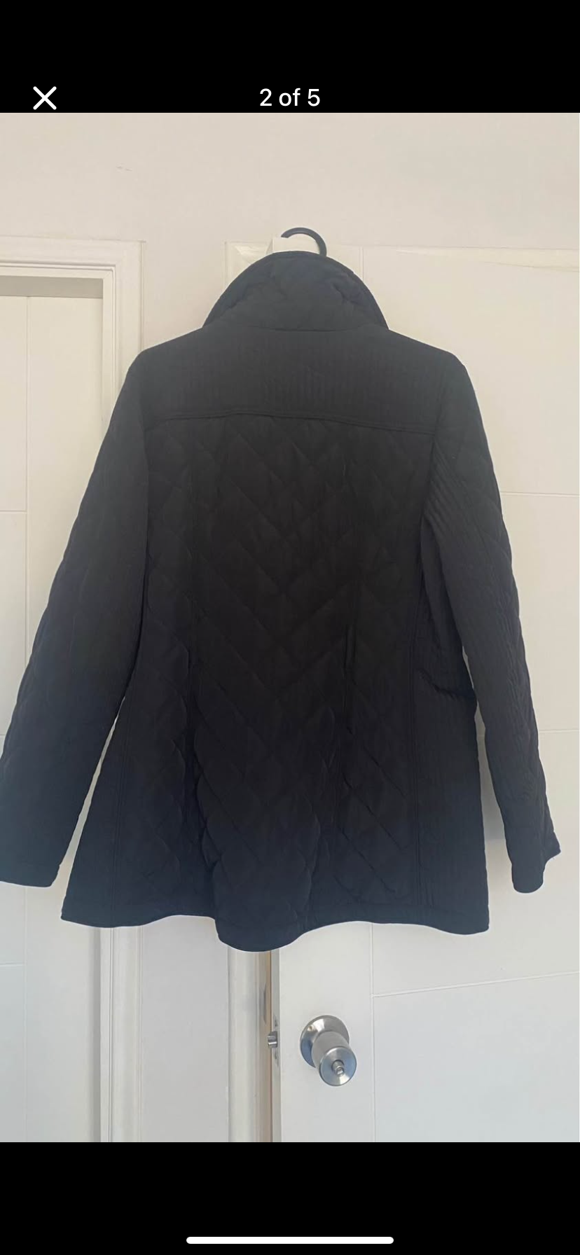 Chaqueta negra acolchada para mujer Michael Kors - miniatura 2