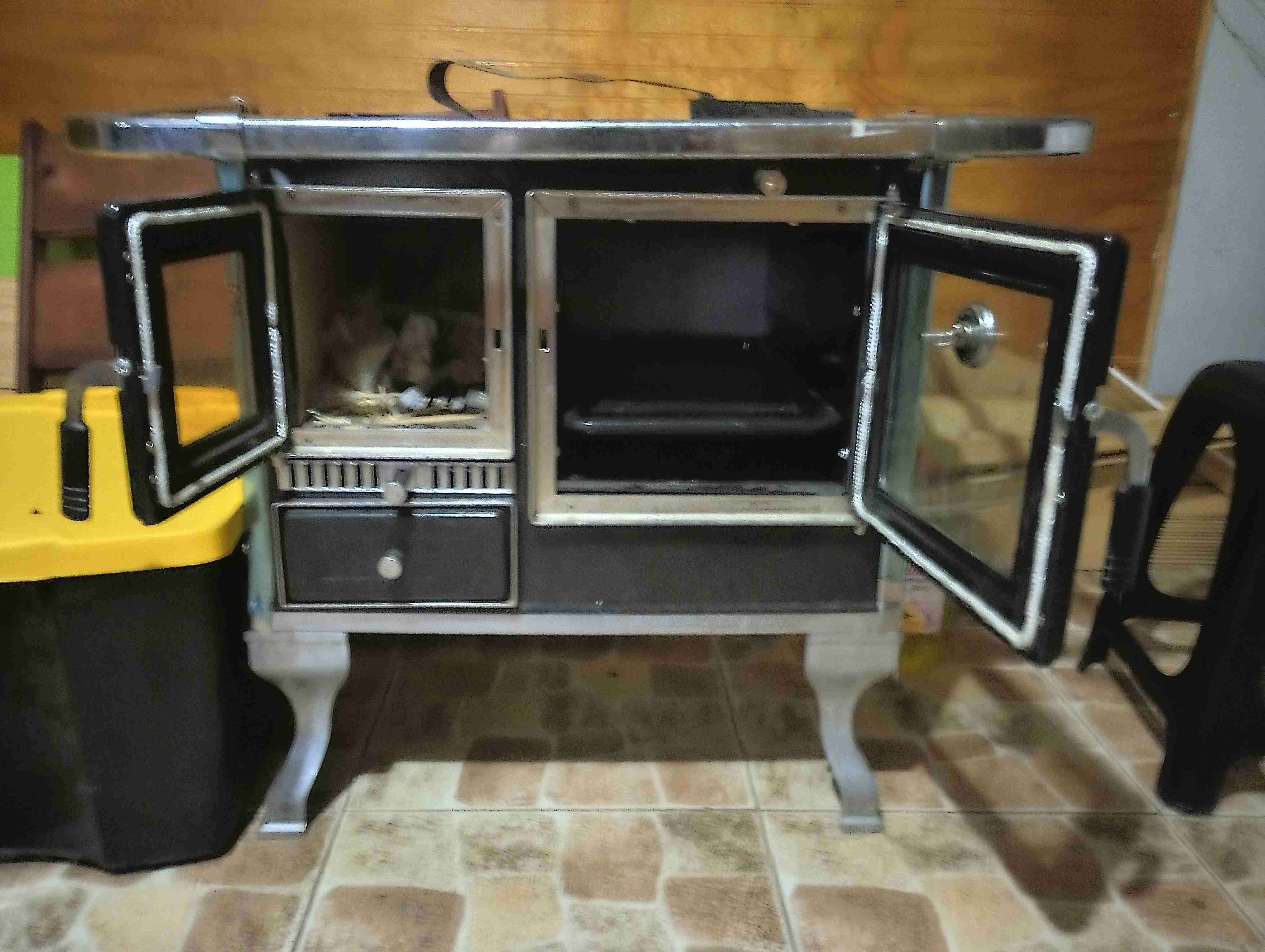 Cocina a leña con horno - miniatura 2