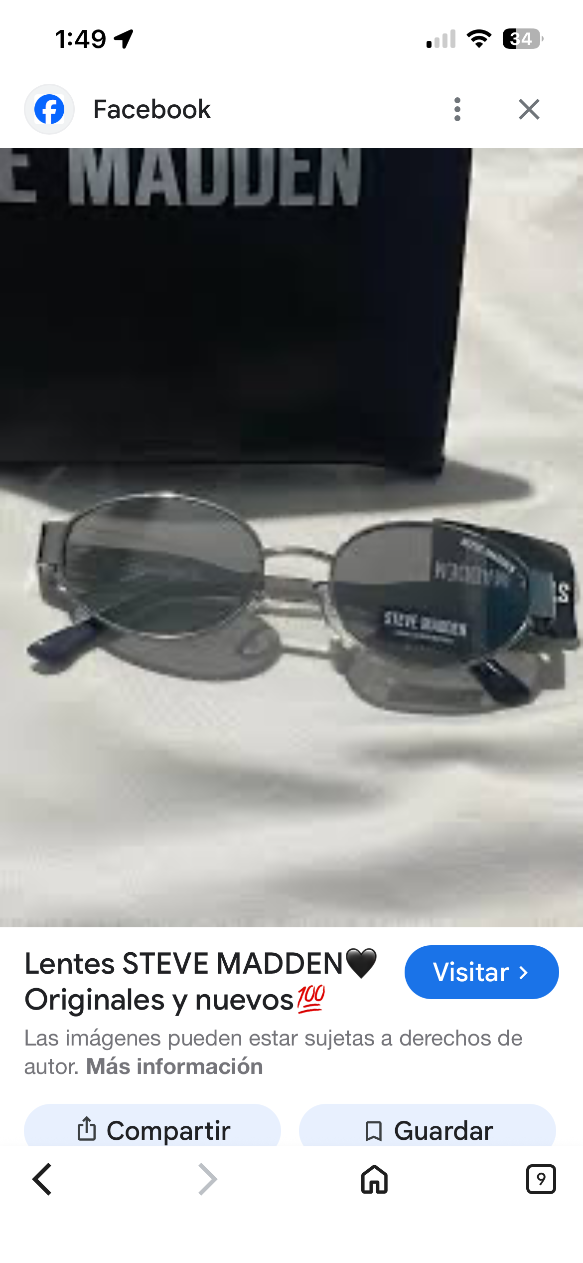 Lentes de sol Steve Madden - miniatura 1