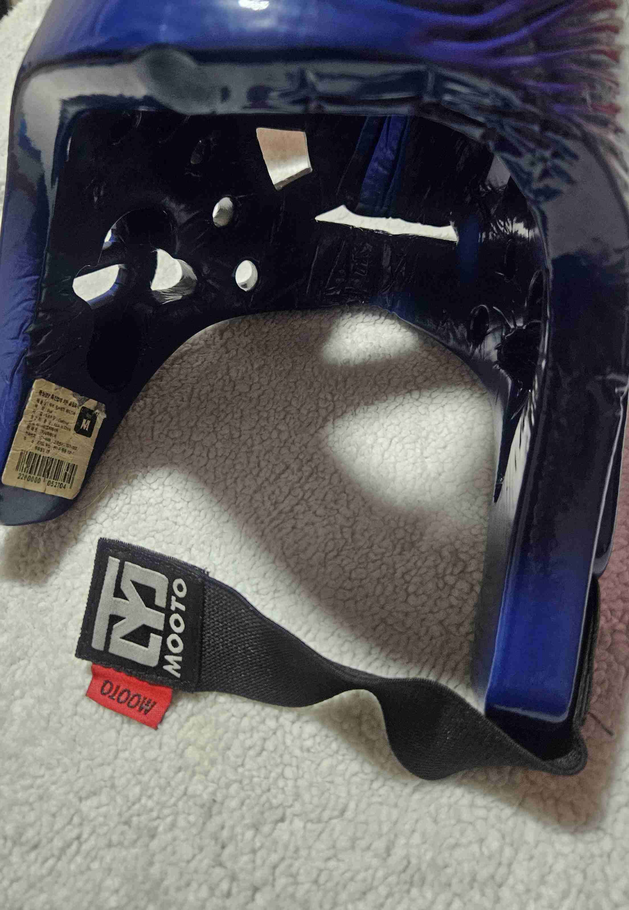 Casco de taekwondo azul - miniatura 3