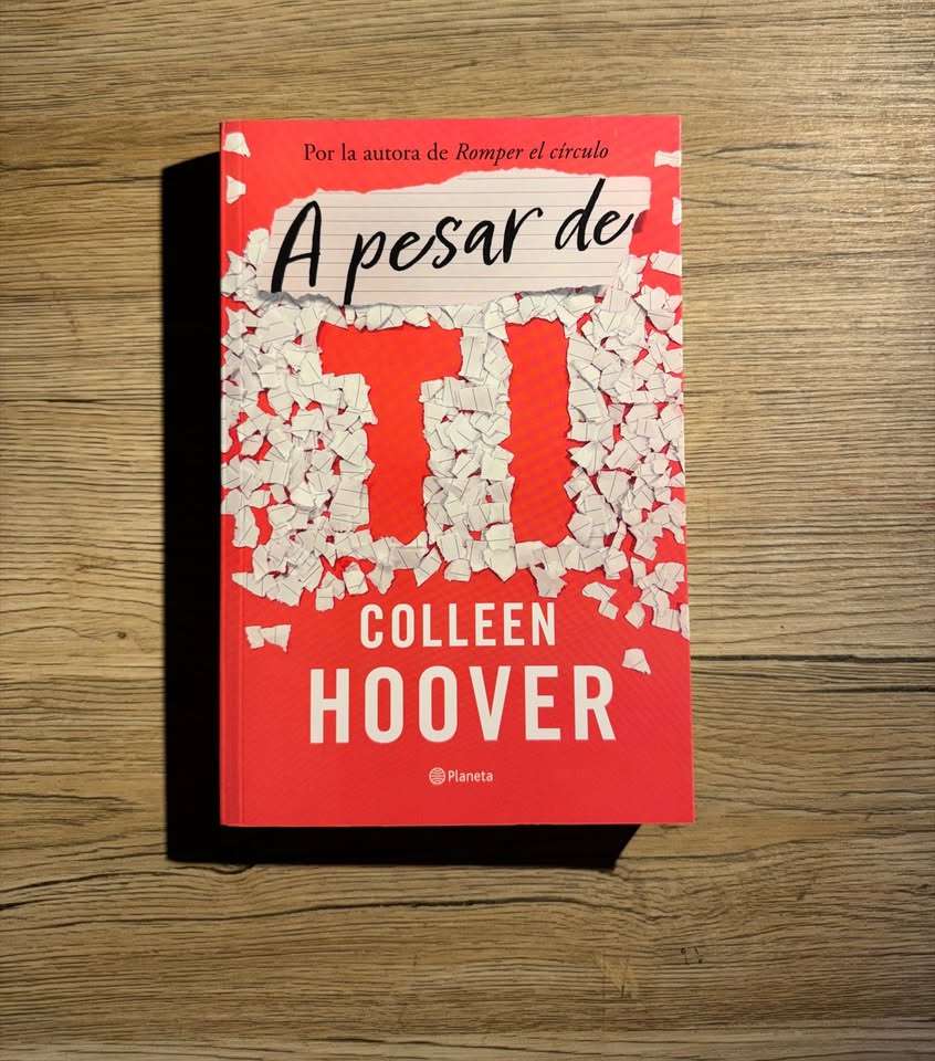 Libro 'A pesar de ti' de Colleen Hoover