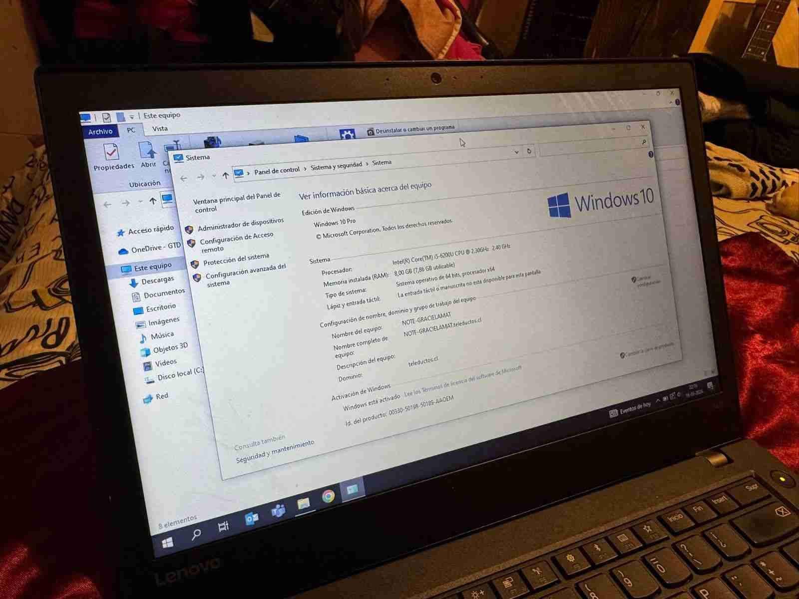 Laptop Lenovo ThinkPad Negra - miniatura 4