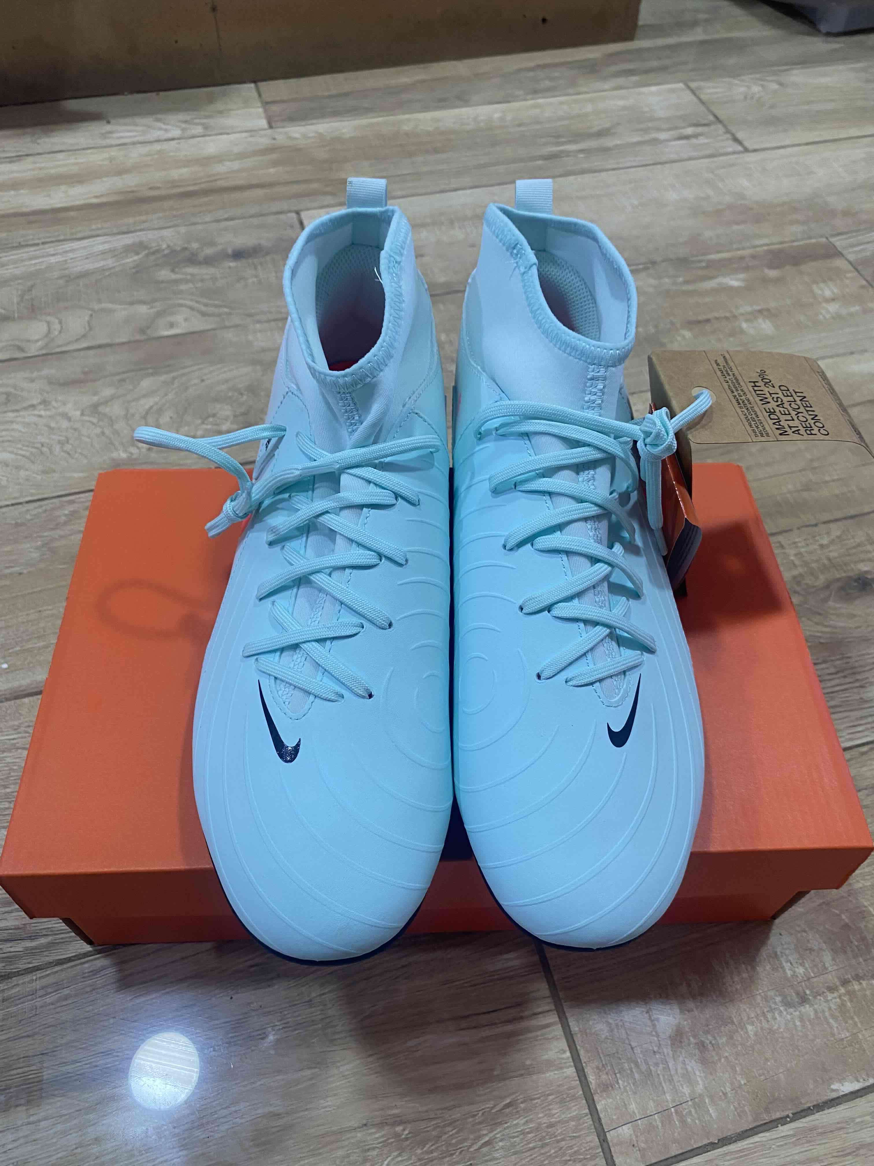 Zapatos de fútbol turquesa Nike - miniatura 2