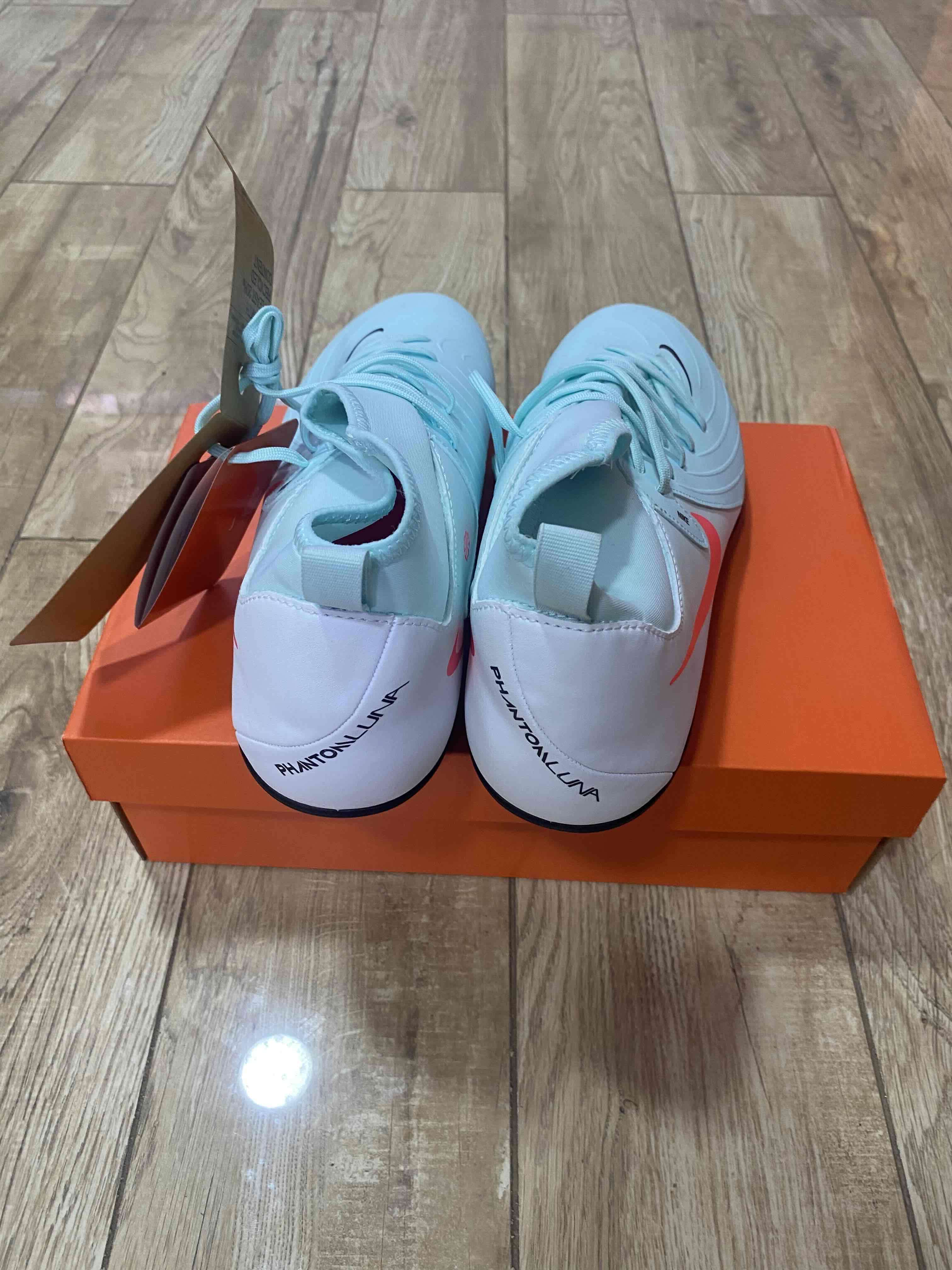 Zapatos de fútbol turquesa Nike - miniatura 3