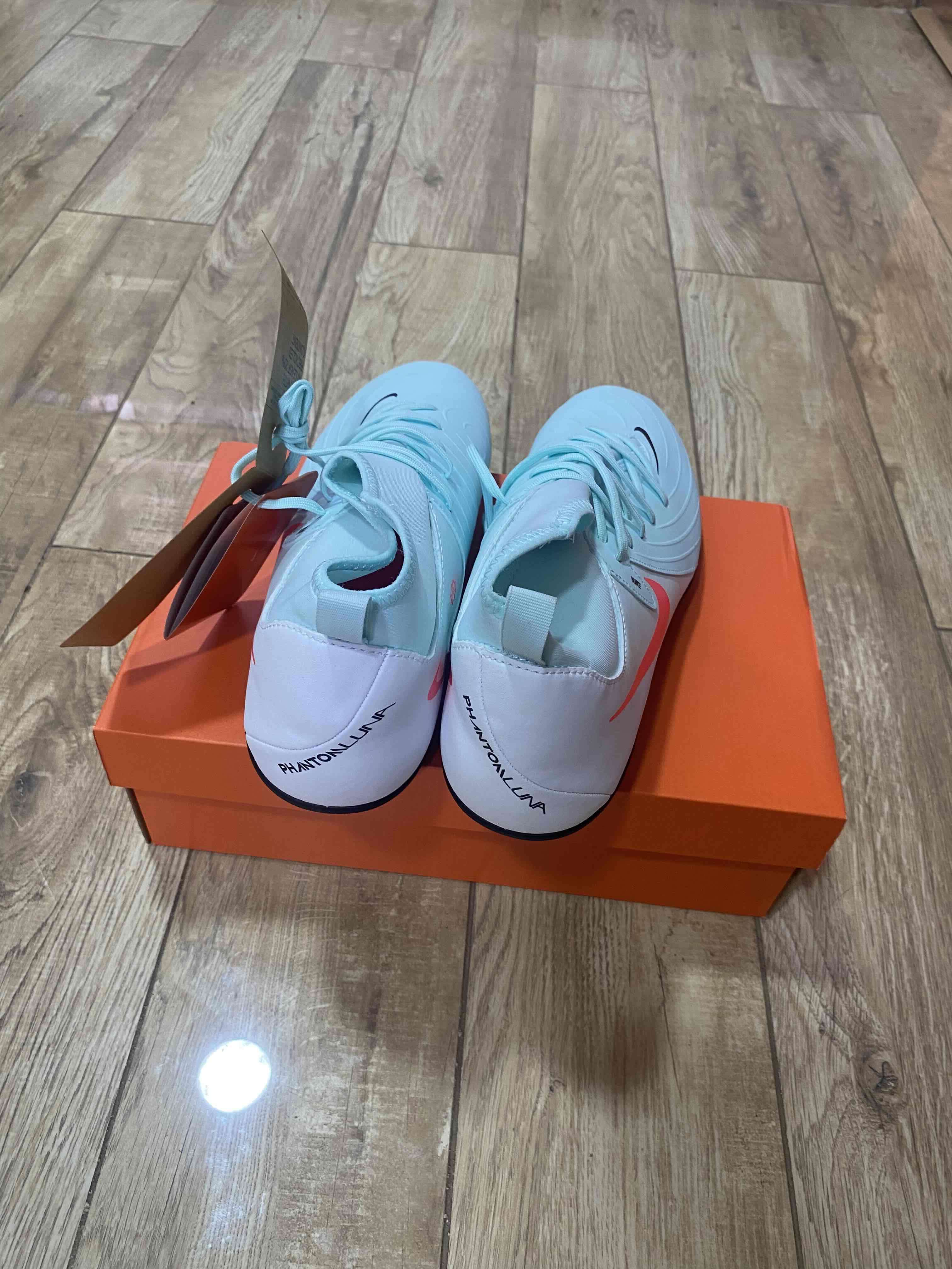 Zapatos de fútbol turquesa Nike - miniatura 5