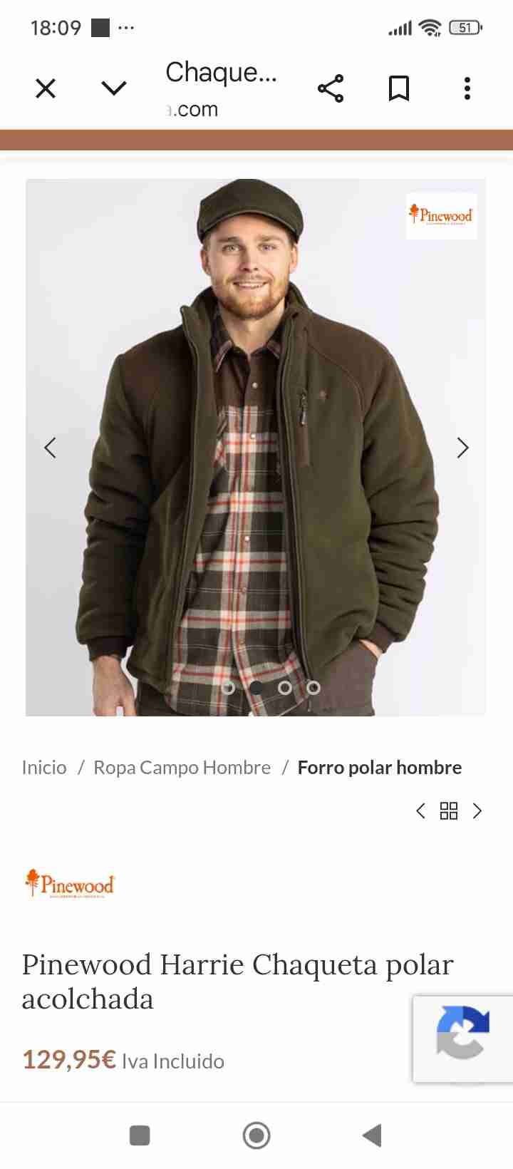 Chaqueta negra Pinewood - miniatura 3