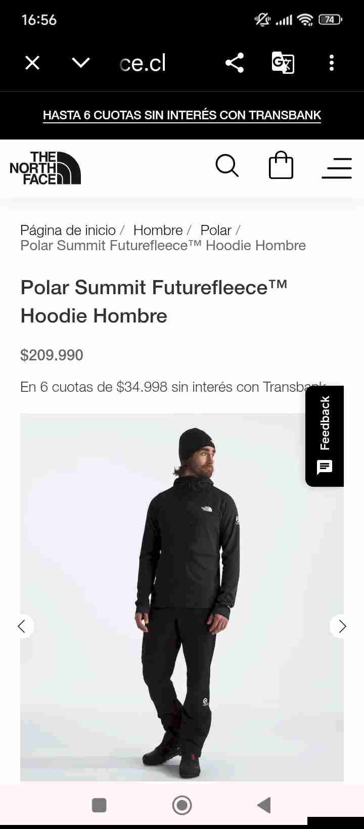 Chaqueta verde The North Face - miniatura 4