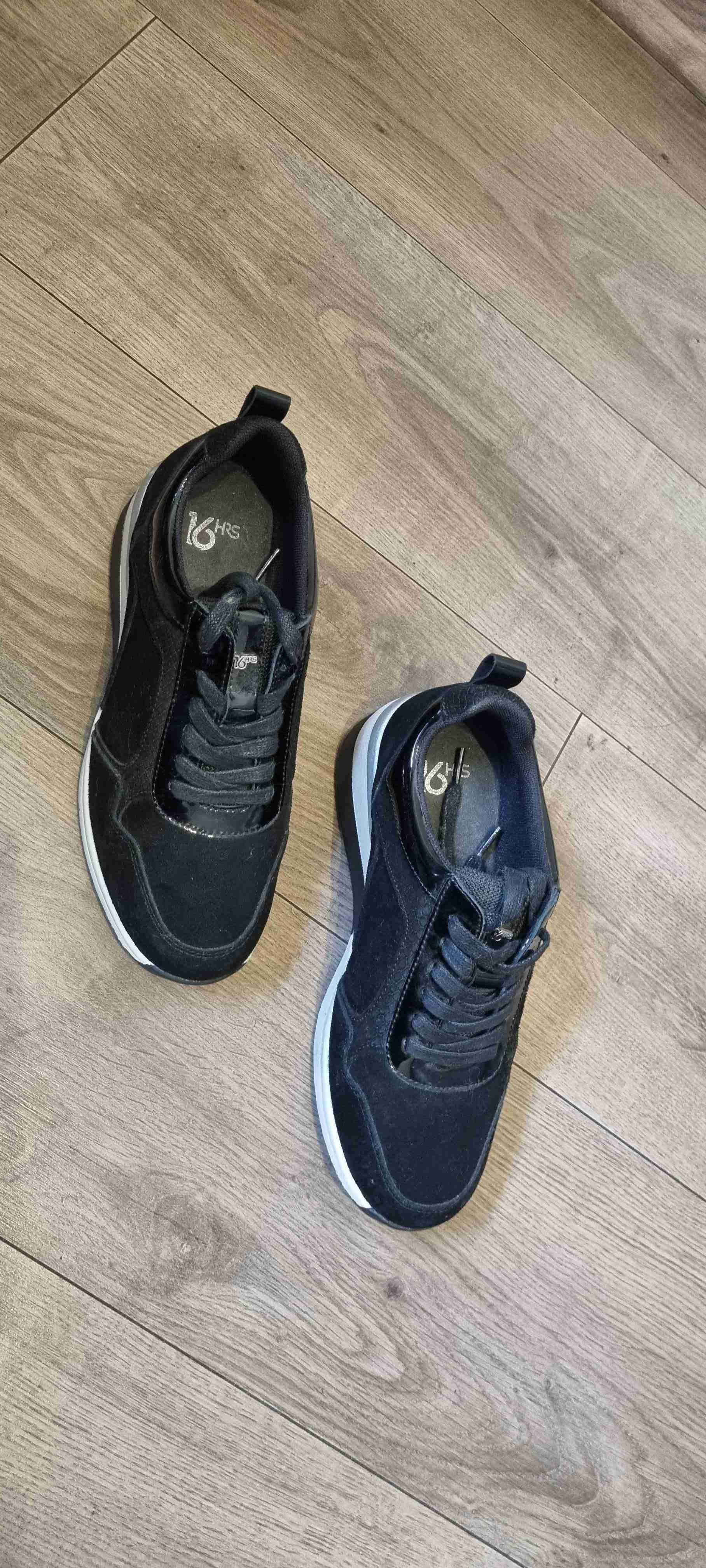 Zapatillas deportivas negras plataforma - miniatura 1