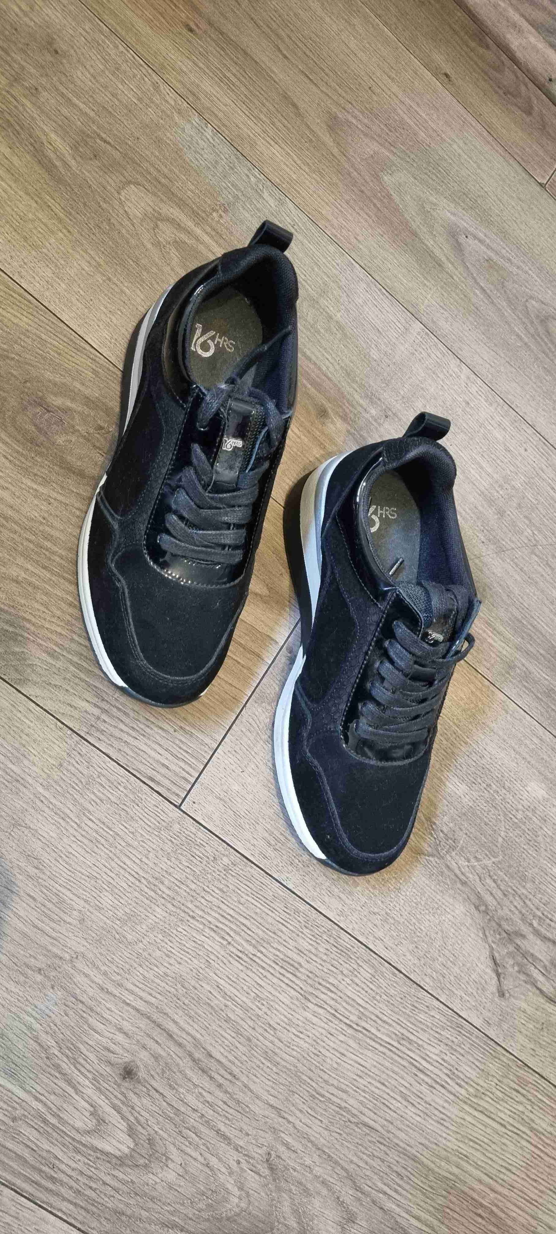 Zapatillas deportivas negras plataforma - miniatura 3