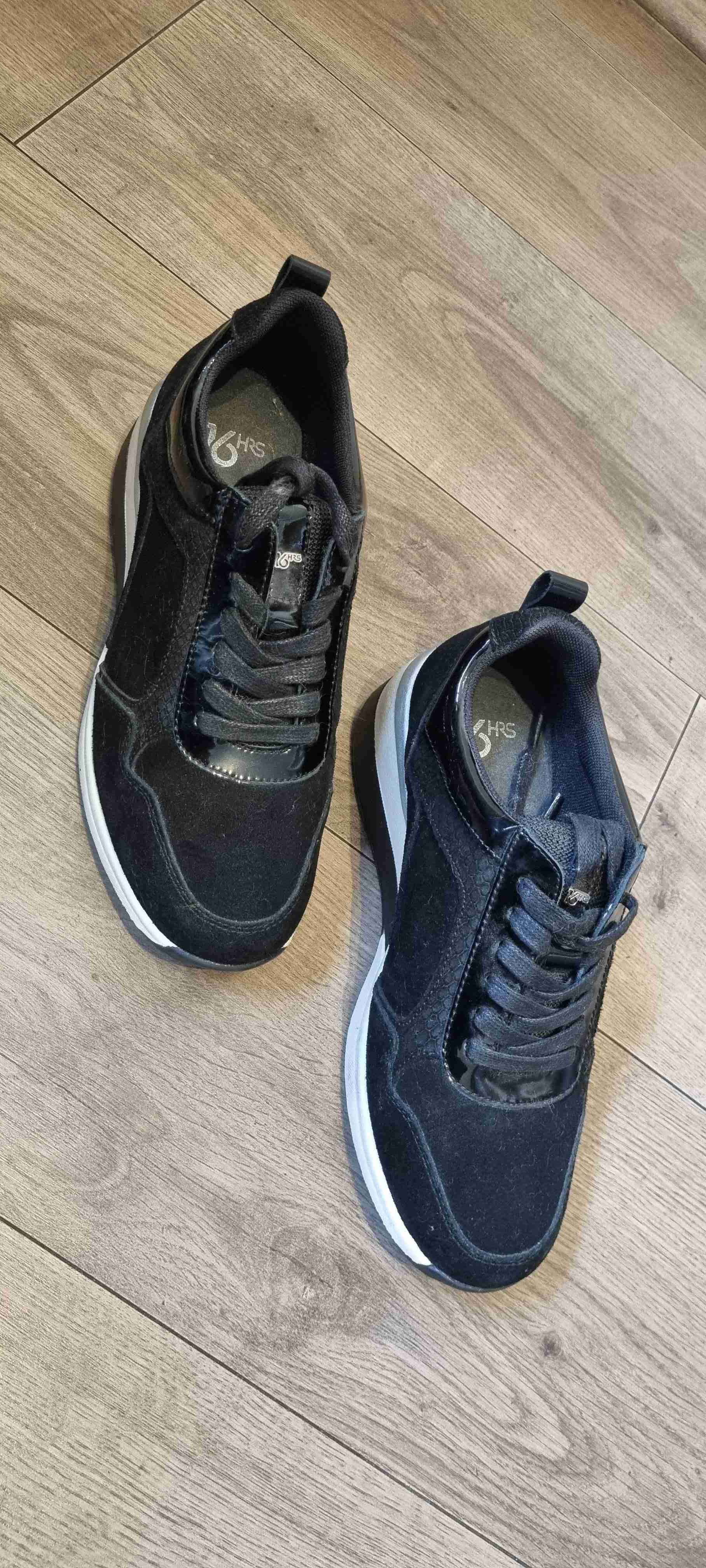 Zapatillas deportivas negras plataforma - miniatura 5