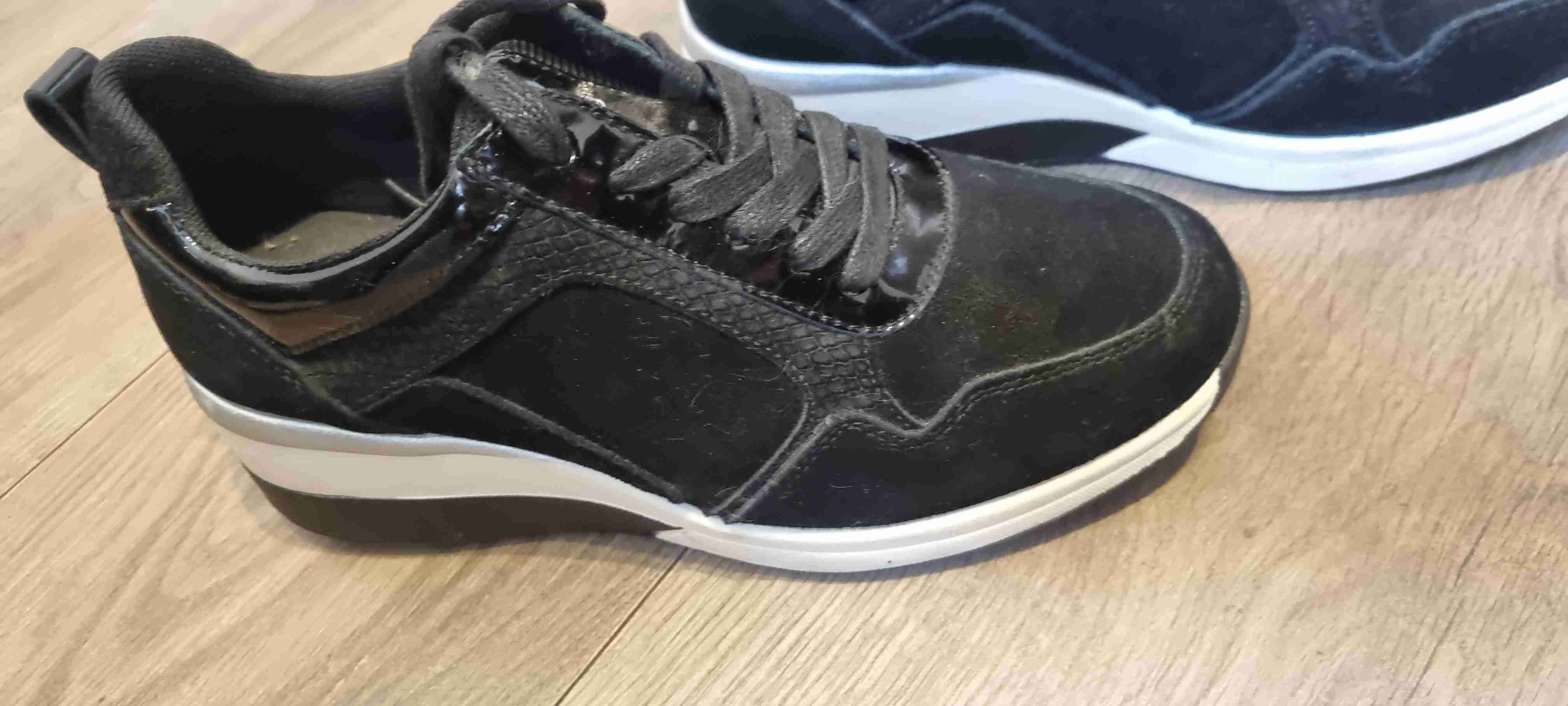 Zapatillas deportivas negras plataforma - miniatura 6