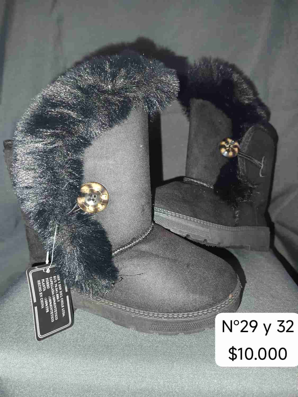 Botas forradas planta de goma dura - miniatura 2