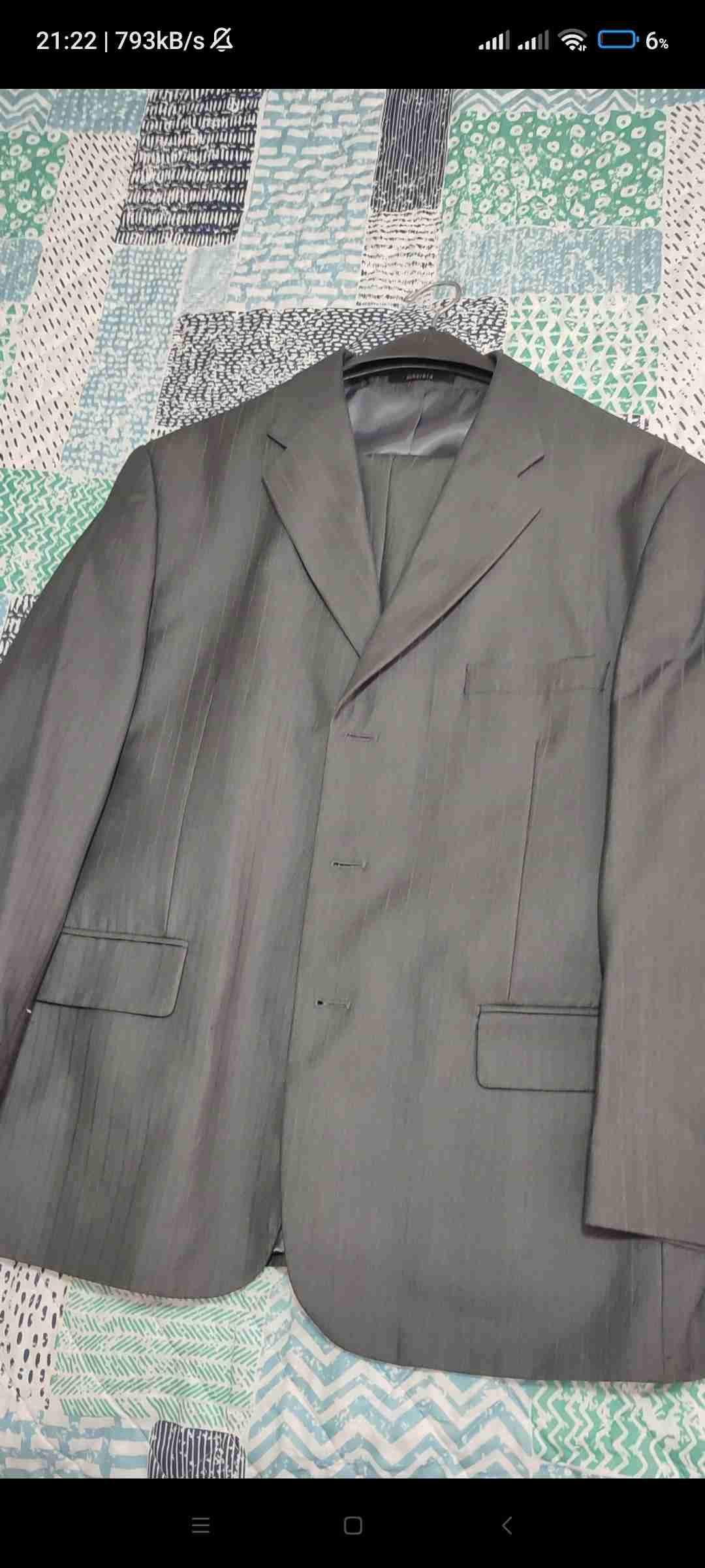 Traje hombre gris - miniatura 3