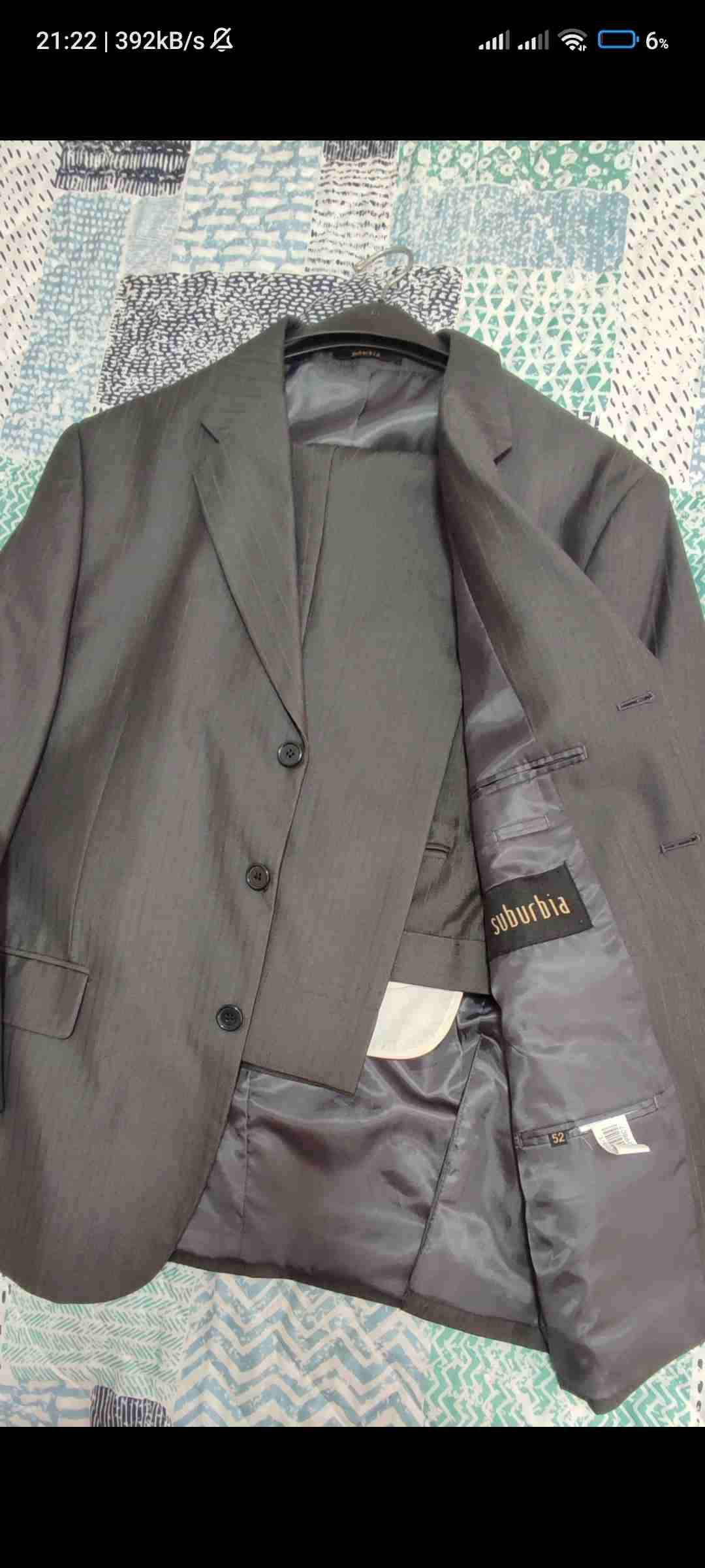 Traje hombre gris - miniatura 4