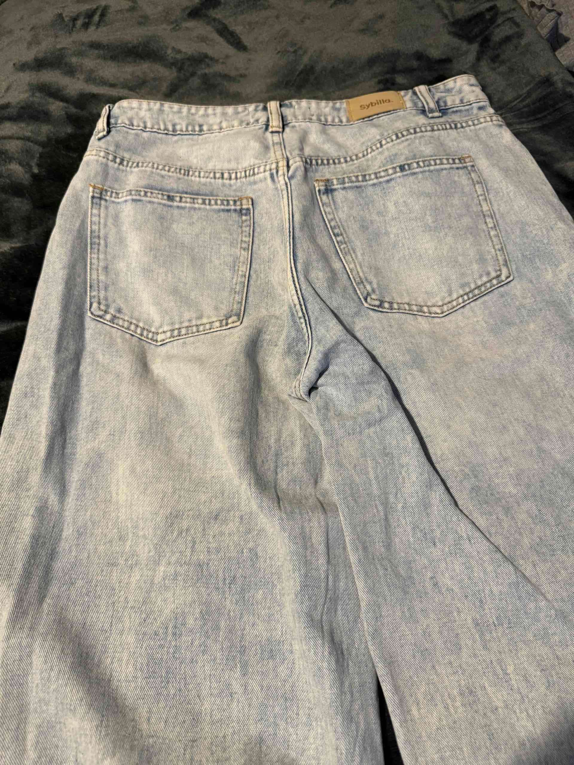 Jeans Wide Leg Sybilla con tachas - miniatura 4