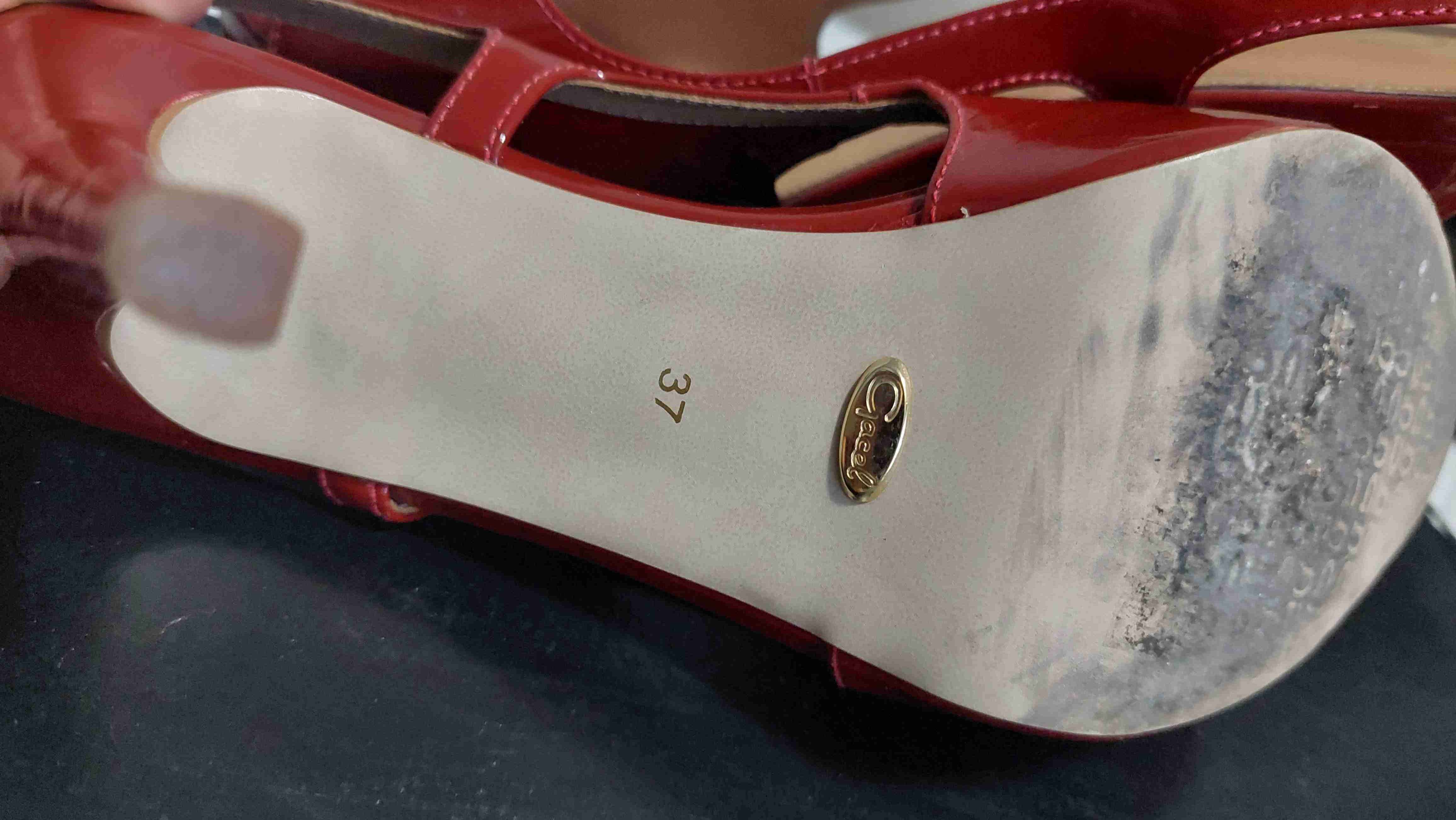 Zapatos rojos de charol mujer - miniatura 3