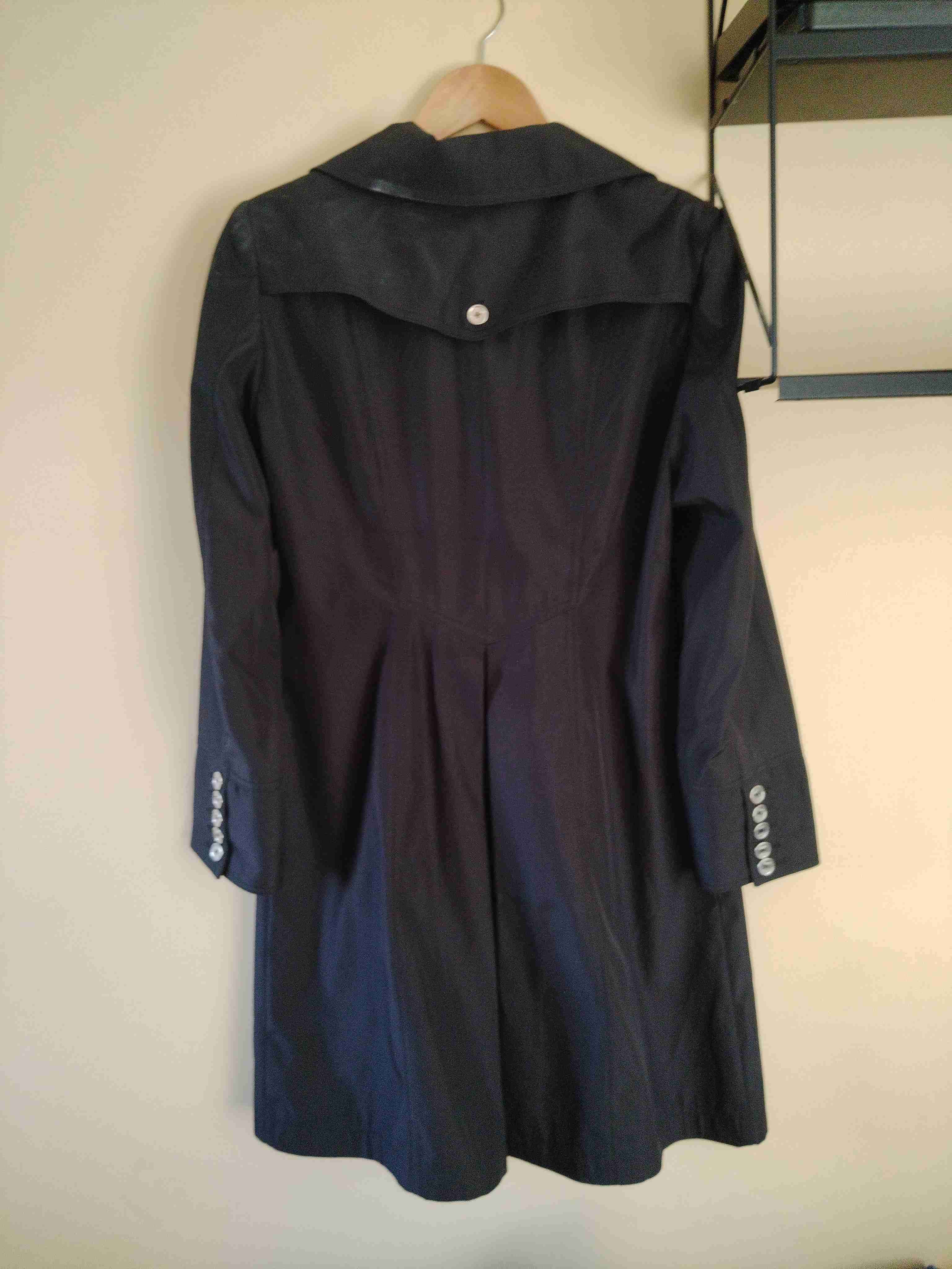 Abrigo negro elegante Dalü - miniatura 2