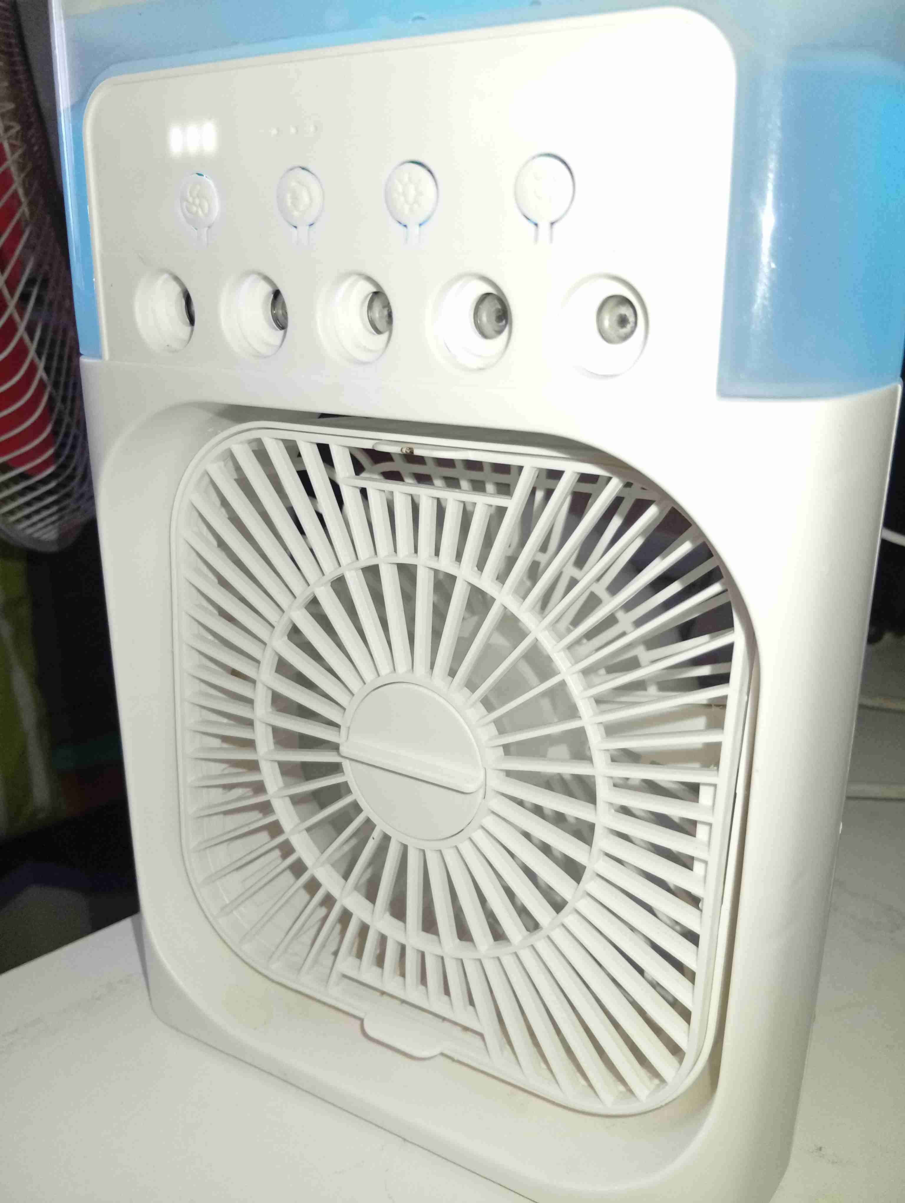 Ventilador portátil USB blanco - miniatura 3