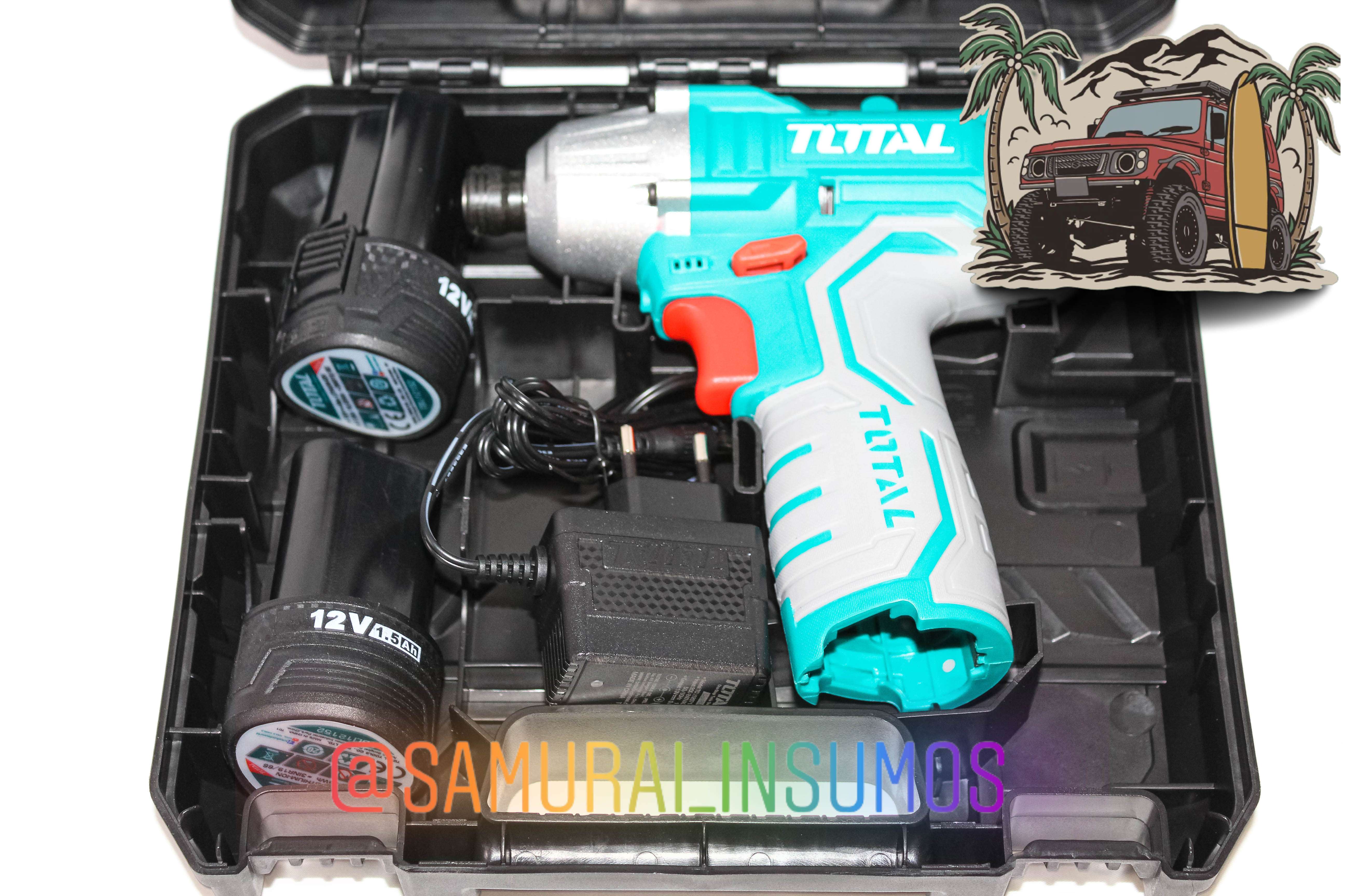 Combo 5En1 Atornillador Impacto 100Nm 2Bateria+Car - miniatura 3