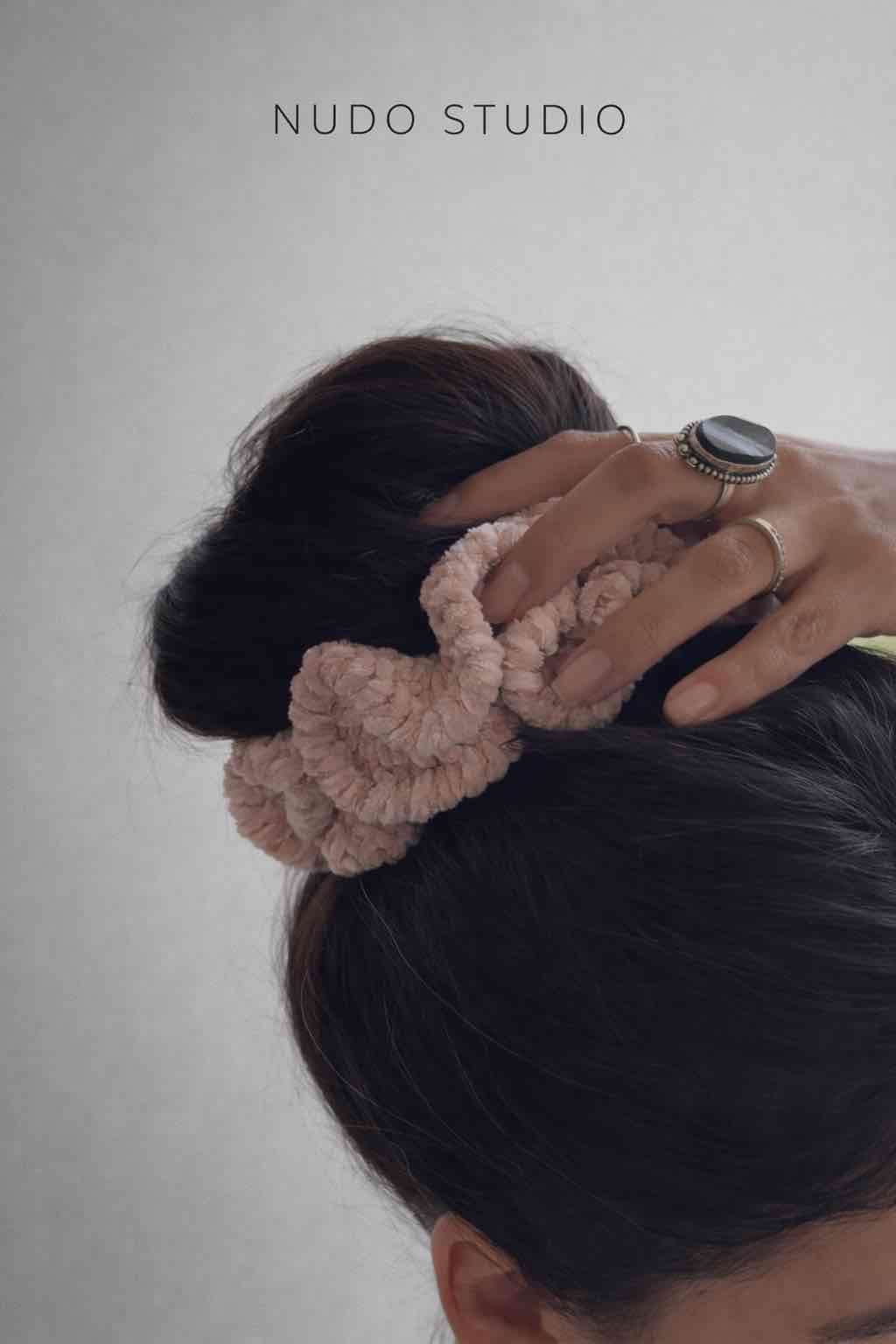 Coletero de lana rosa - miniatura 3