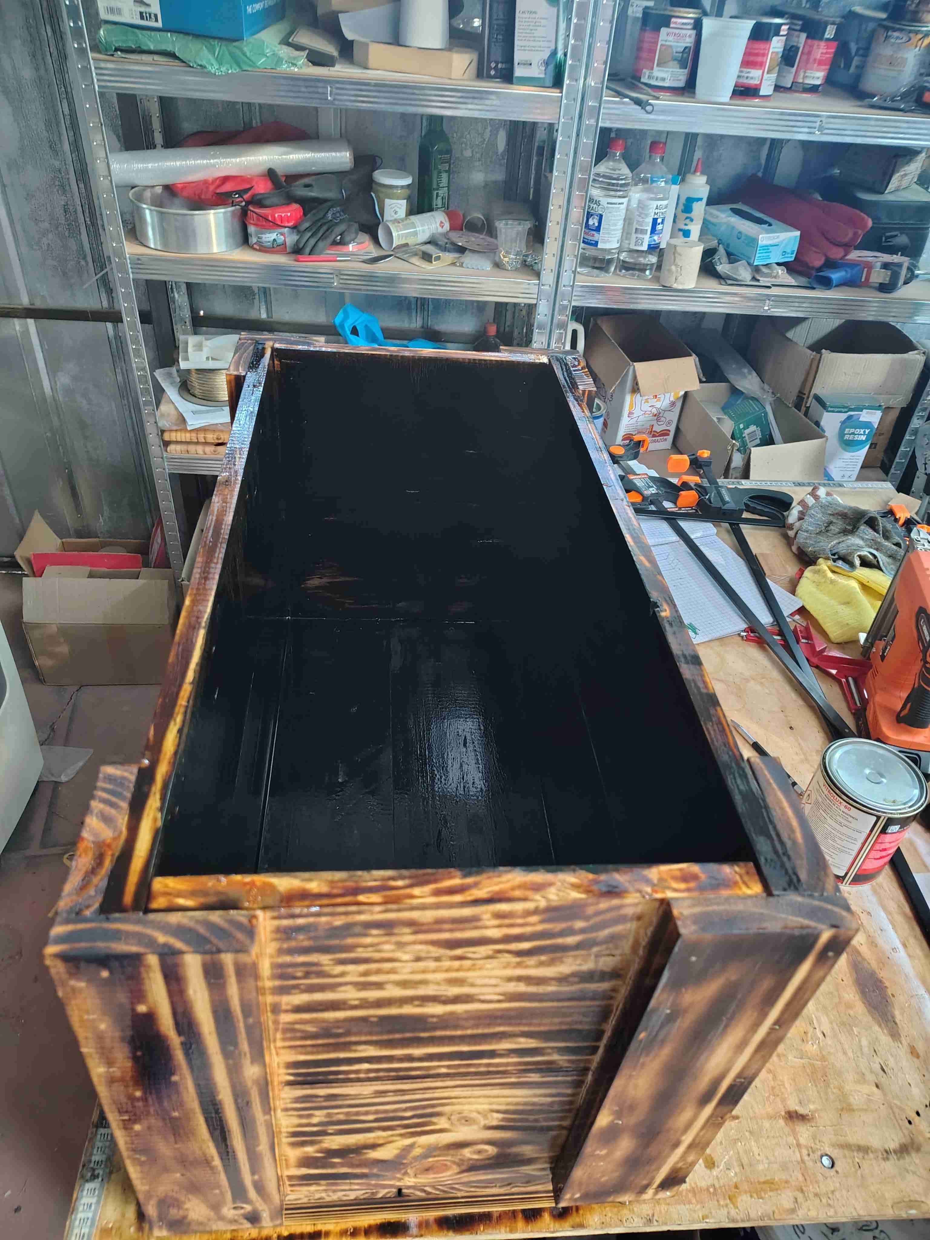 Jardinera de madera de pino - miniatura 4