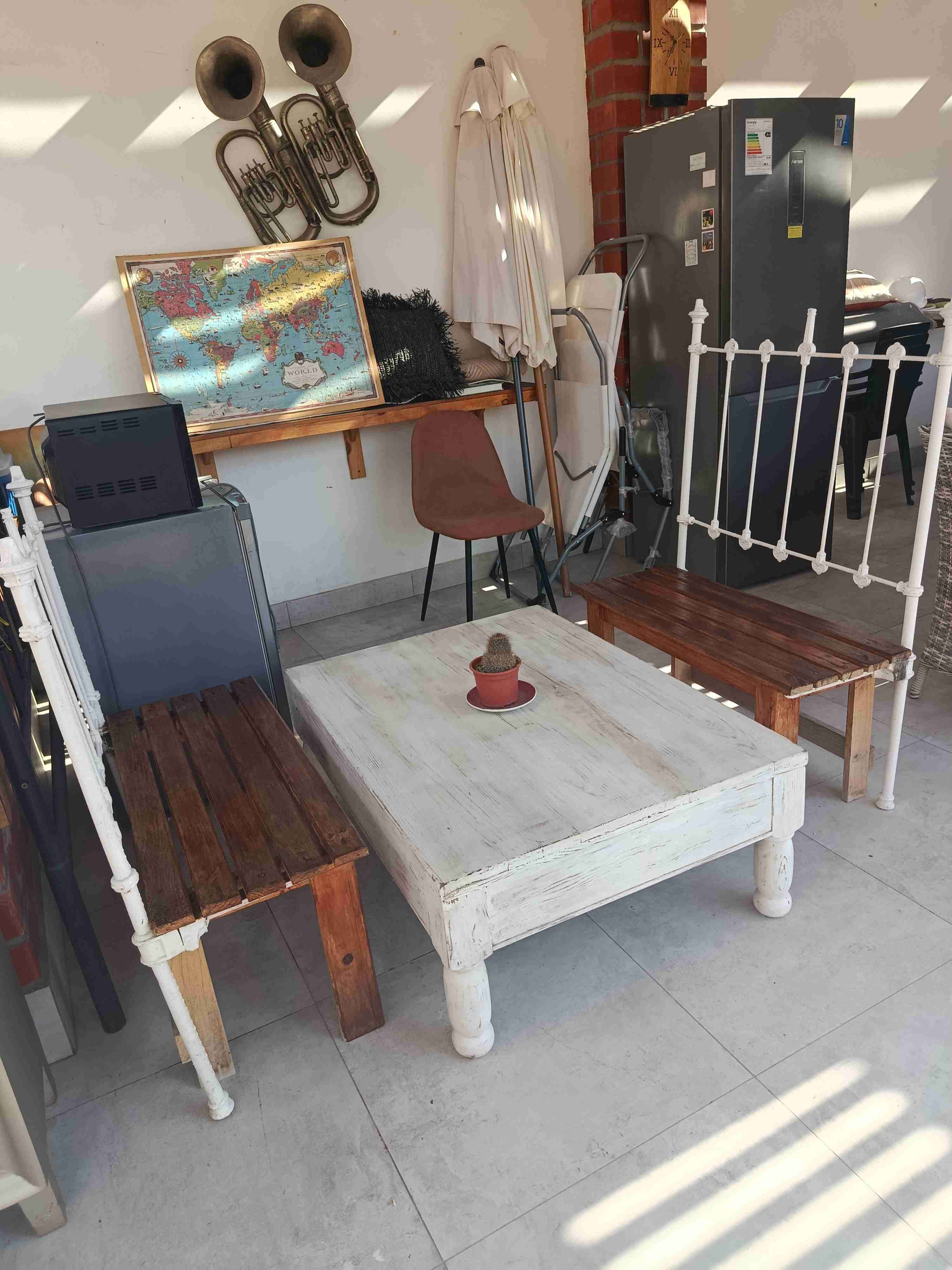 Cama matrimonial en buen estado - miniatura 2