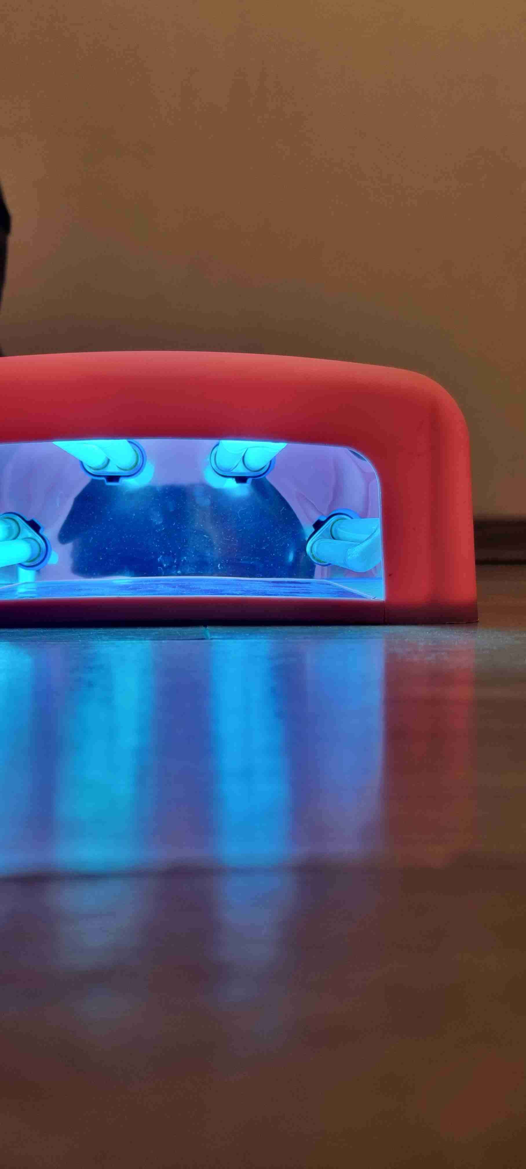 Lámpara UV para uñas rosa - miniatura 5