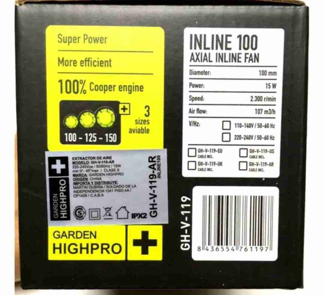 Ventilador axial ProFan 100mm - miniatura 5