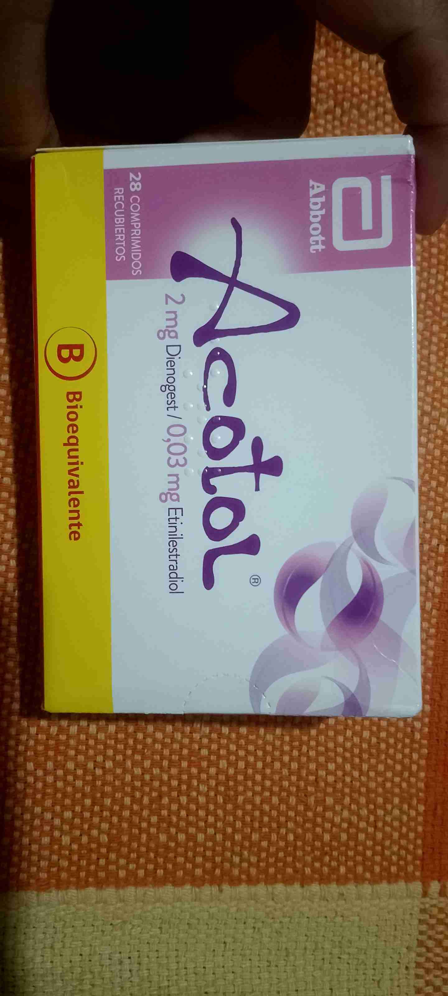 Anticonceptivo Acotol 28 comprimidos - miniatura 1