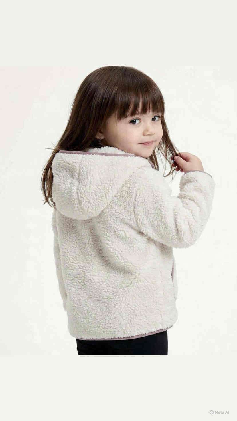 Chaqueta de lana para niña - miniatura 2