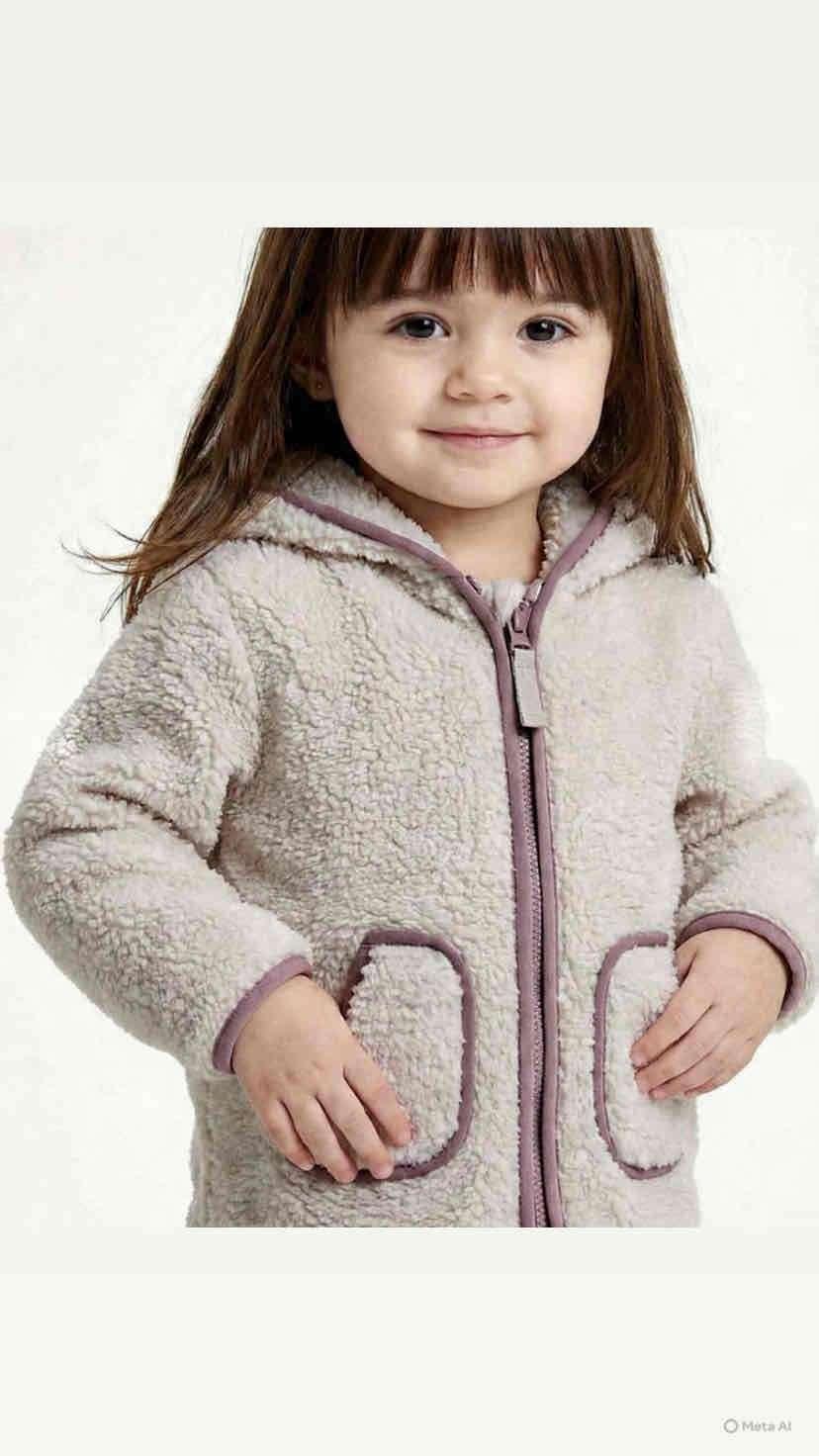 Chaqueta de lana para niña - miniatura 3